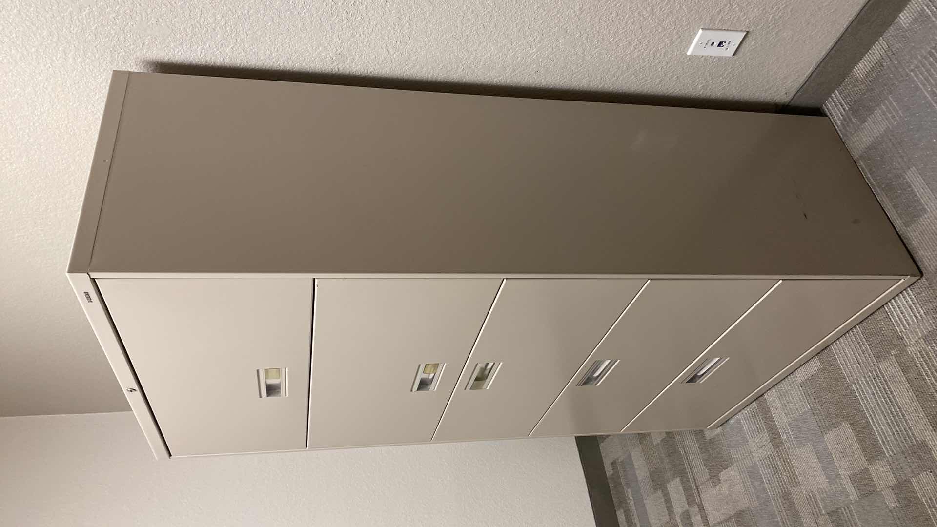 Photo 1 of HON 4 DRAWER 1 DOOR LEGAL FILE ALMOND COLOR 36” X 19” H67”