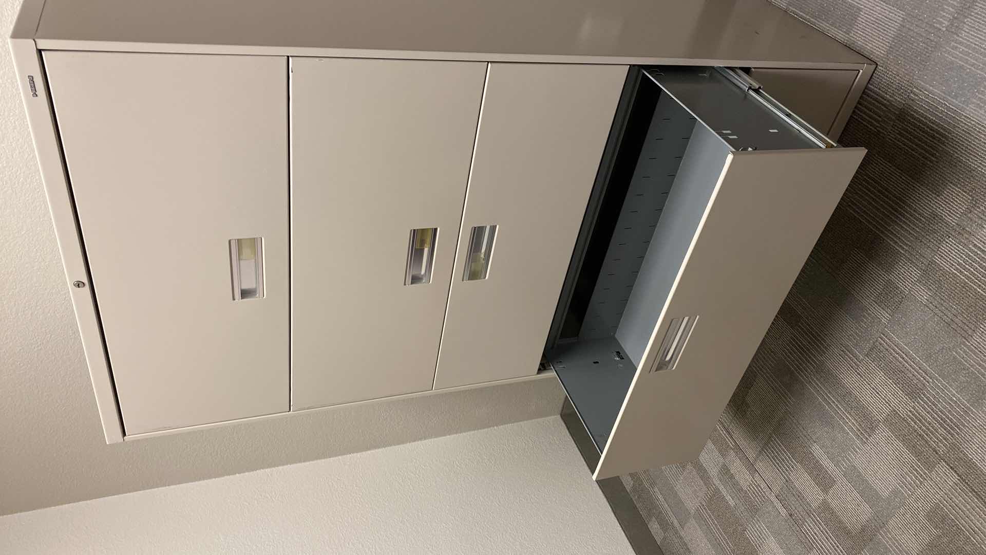 Photo 1 of HON 4 DRAWER 1 DOOR LEGAL FILE ALMOND COLOR 36” X 19” H67”