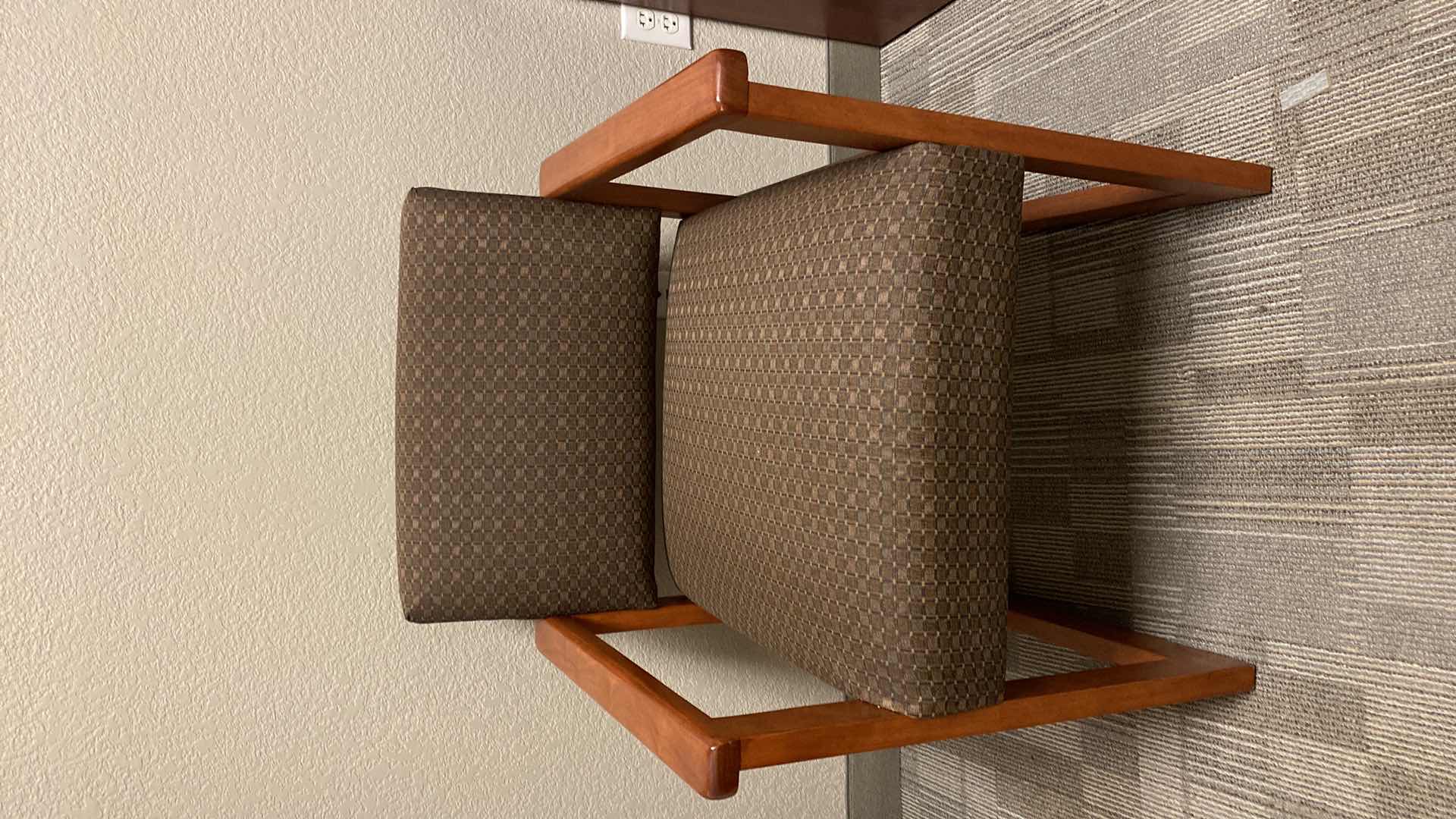 Photo 1 of CUBE CHESTNUT OFFICE CHAIR WITH COGNAC MAPLE