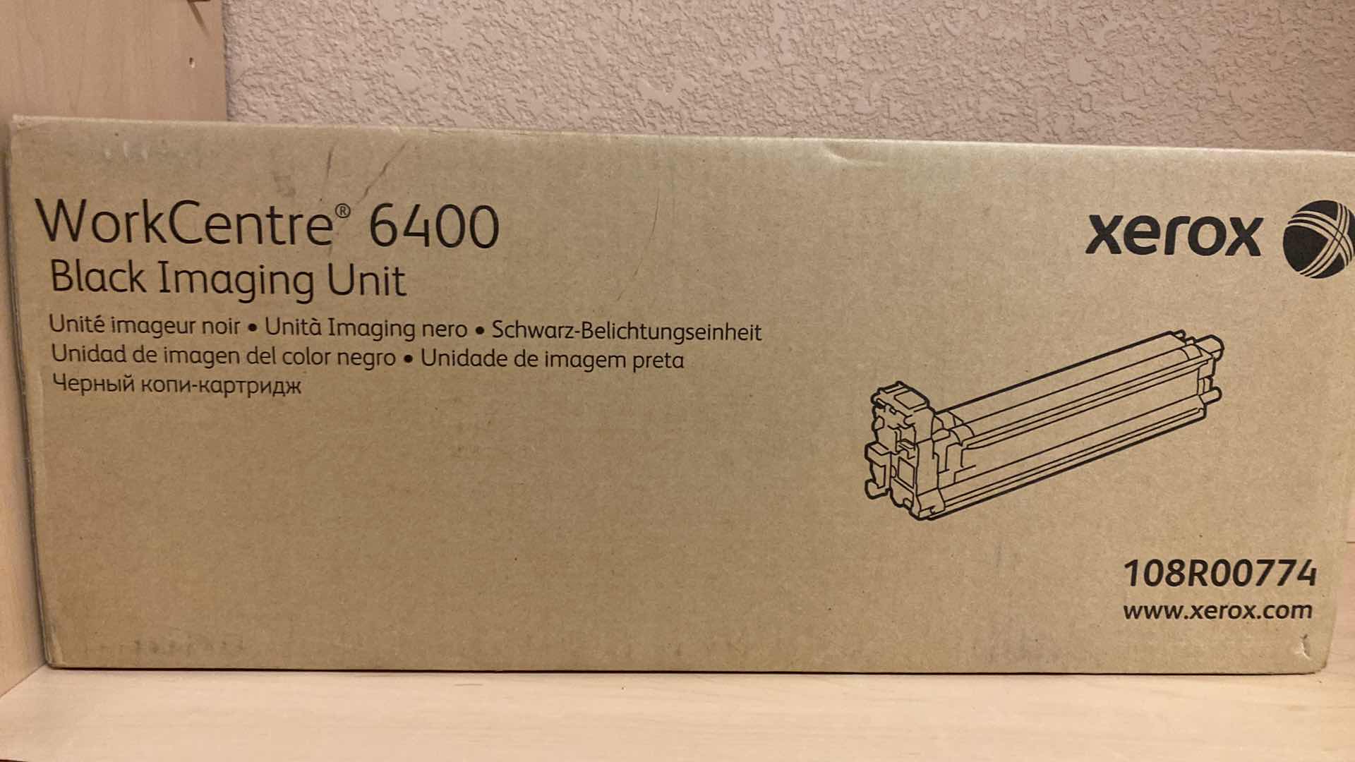 Photo 1 of NEW IN BOX XEROX WORK CENTRE 6400 BLACK IMAGING UNIT #108R00774