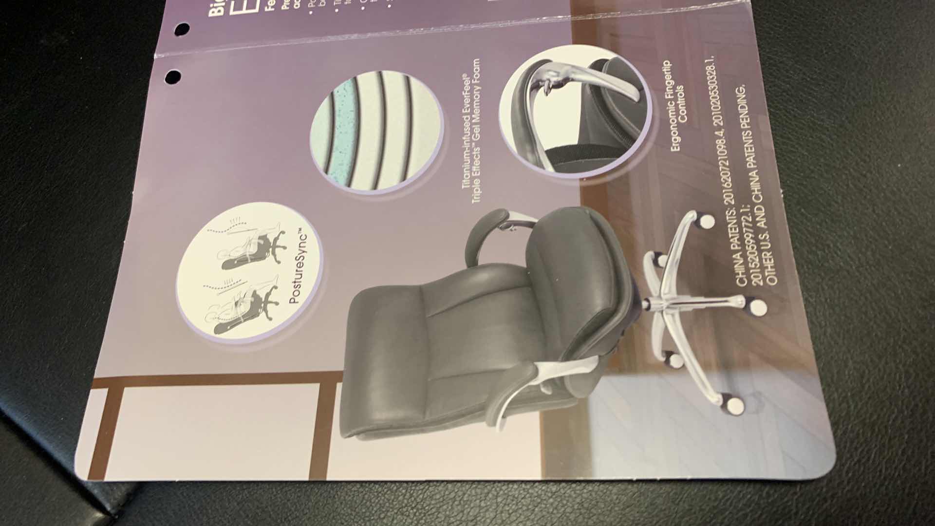 Photo 1 of SERTA BIG AND TALL EXECUTIVE CHAIR ICOMFORT SLATE