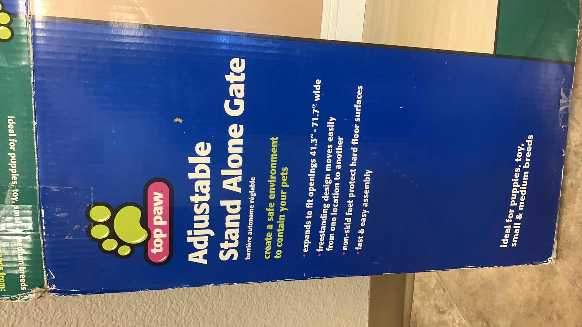 Photo 1 of TOP PAW ADJUSTABLE STAND ALONE GATE