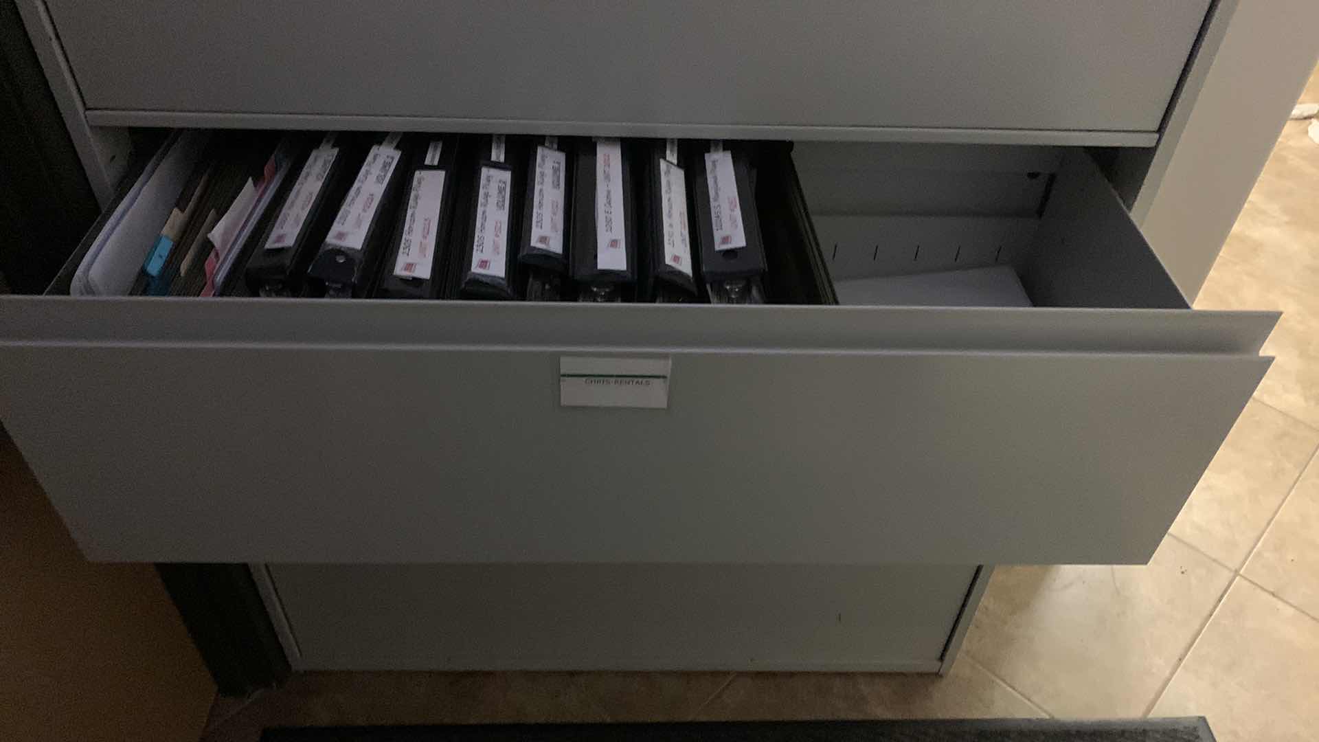 Photo 1 of LARGE 5 DRAWER FILE CABINET 42” x 65” (CONTENTS NOT INCLUDED)