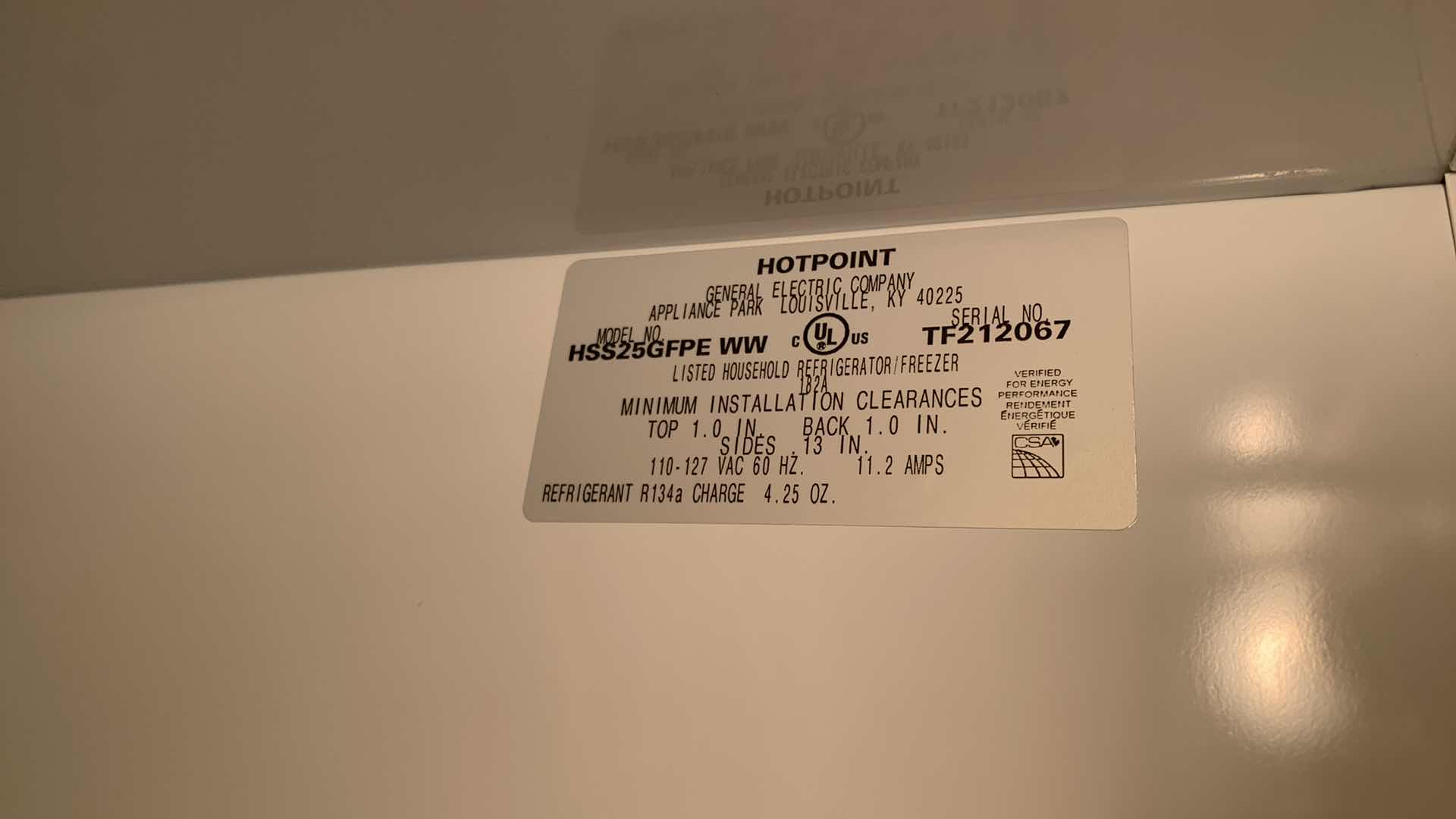 Photo 1 of HOTPOINT REFRIGERATOR WORKING, ( CONTENTS NOT INCLUDED)