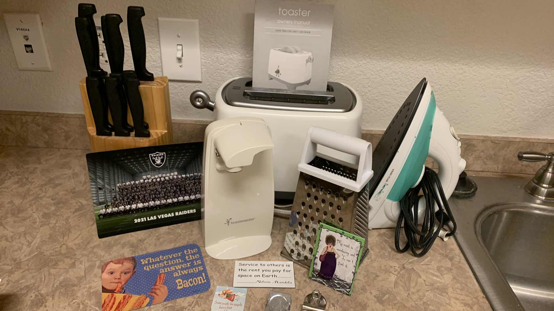 Photo 1 of KITCHEN ACCESSORIES AND IRON