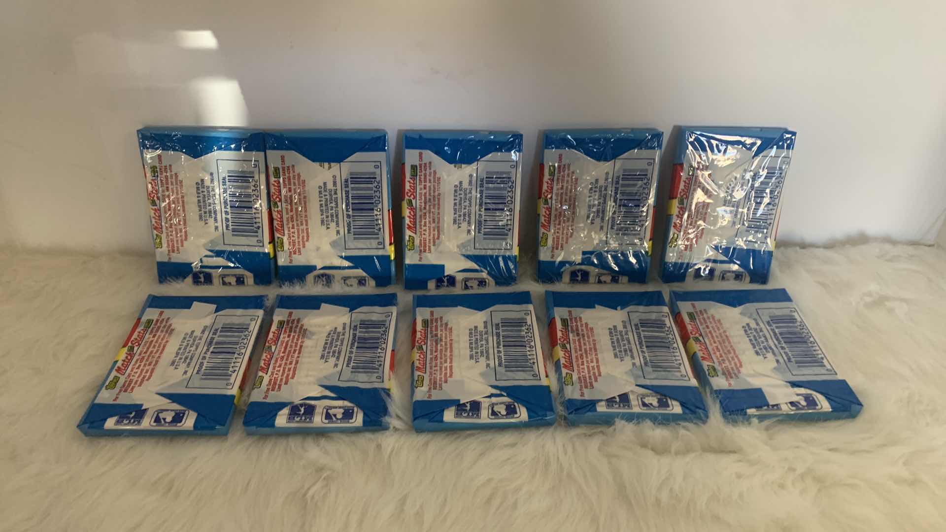 Photo 1 of 10 PACKS TOPS MAJOR LEAGUE BASEBALL CARDS, NEW