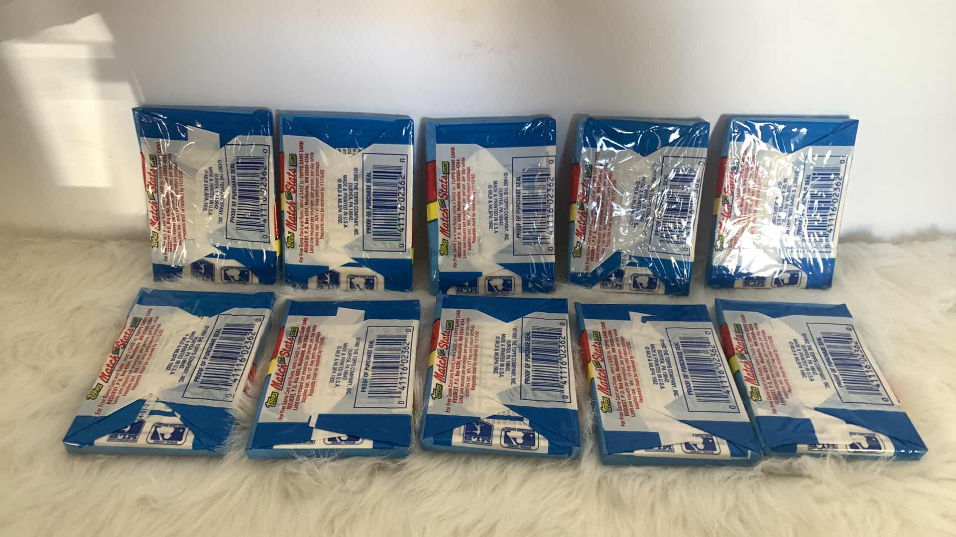 Photo 2 of 10 PACKS TOPS MAJOR LEAGUE BASEBALL CARDS, NEW