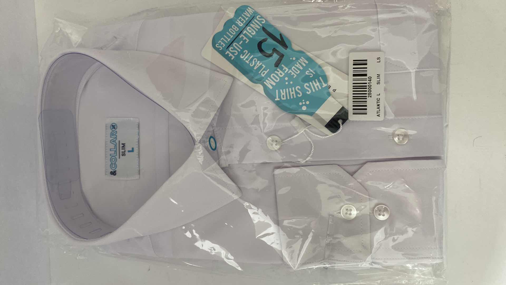 Photo 1 of NEW-2 COLLAR MENS DRESS SHIRTS SUZE LARGE SLIM