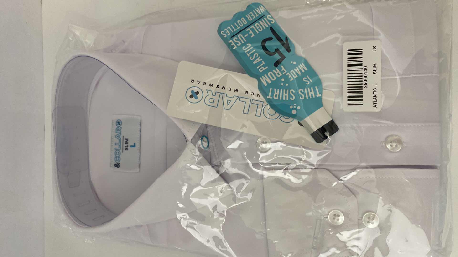 Photo 1 of NEW-2 COLLAR MENS DRESS SHIRTS SUZE LARGE SLIM