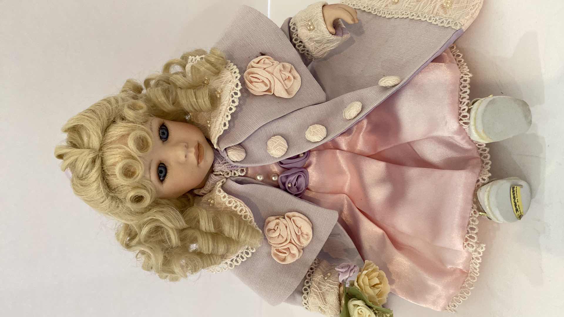 Photo 1 of MANN PORCELAIN DOLL H16”