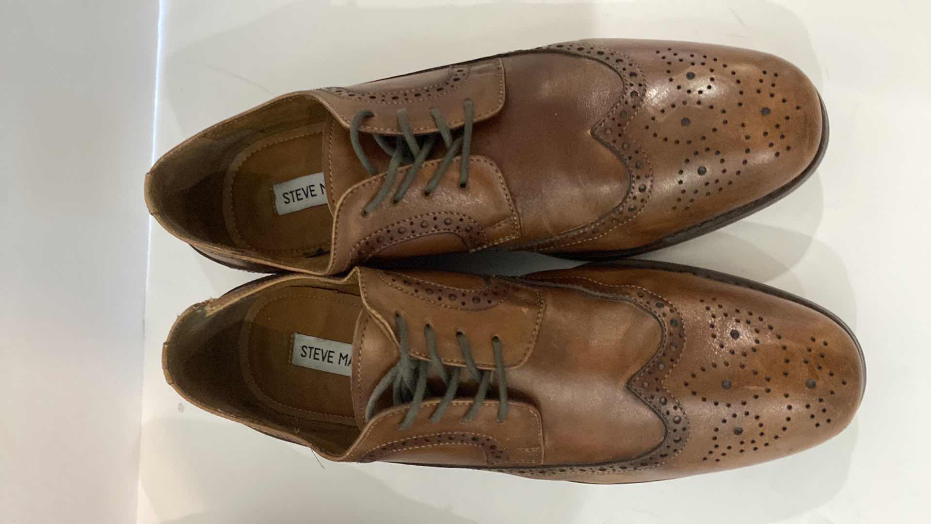 Photo 3 of 2 PAIRS MENS SHOES SIZE 8.5 & SIZE 9 BROWN STEVE MADDEN