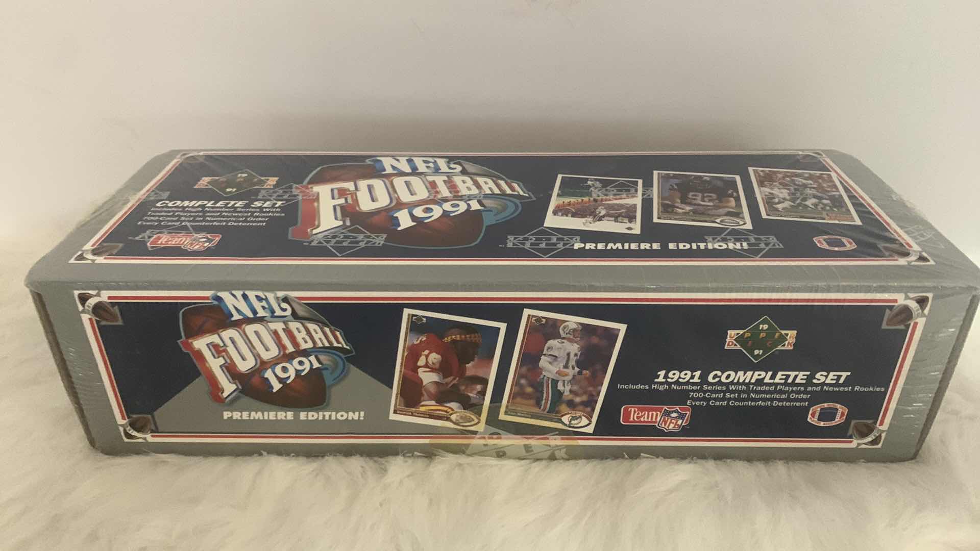 Photo 1 of COLLECTIBLE SEALED NFL FOOTBALL 1991 PREMIERE EDITION SET