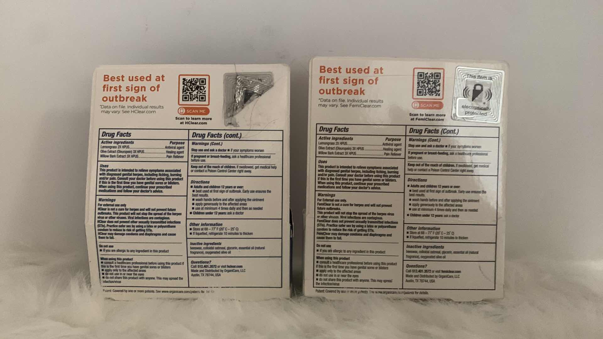 Photo 1 of NEW SUPPLEMENTS- HCLEAR AND FEMICLEAR GENITAL HERPES CREAM