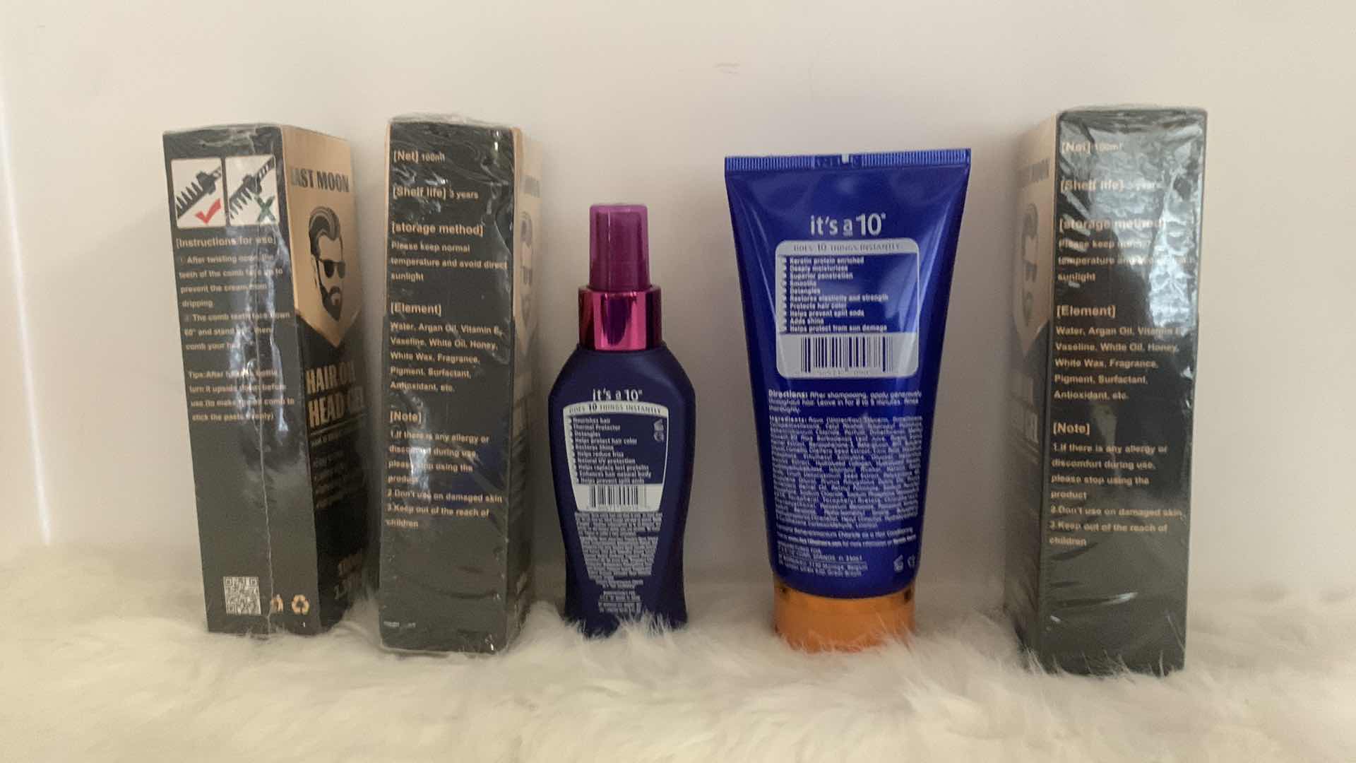 Photo 1 of 5 - HAIRCARE,  IT’S A 10 MIRACLE TREATMENT AND EAST MOON HAIR OIL