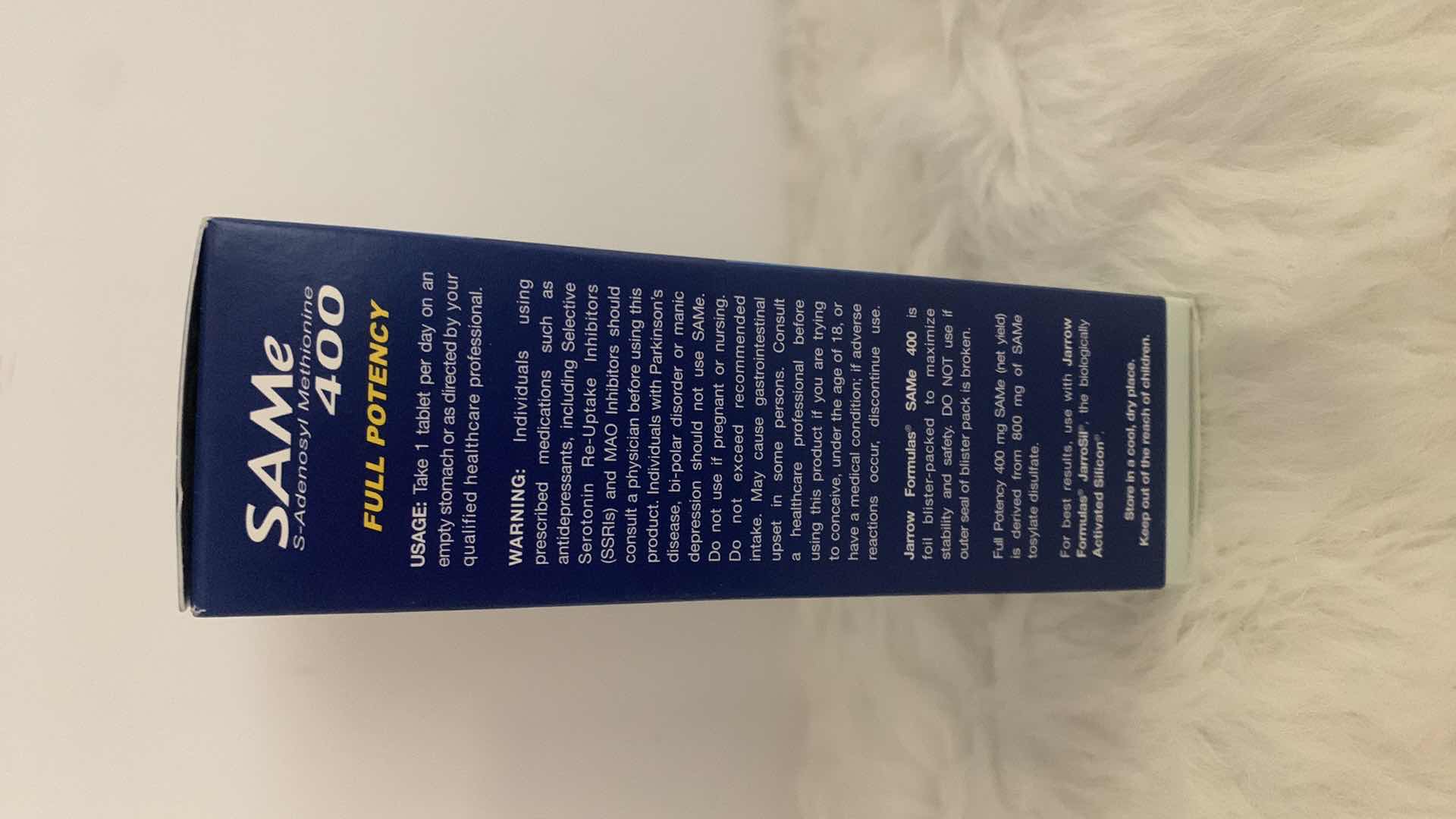 Photo 1 of NEW JARROW FORMULAS SAMe SUPPLEMENT