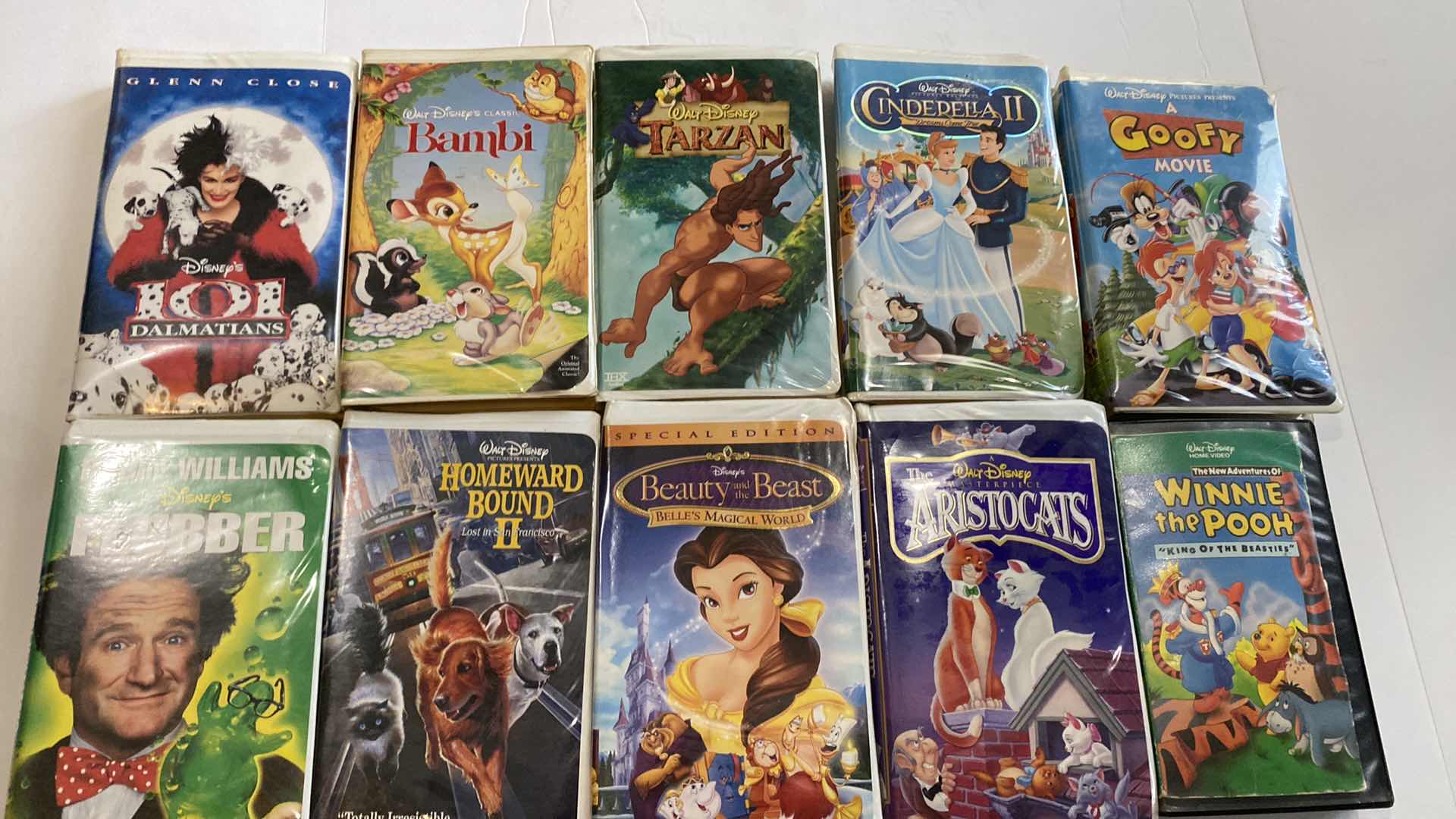 Photo 1 of 10-DISNEY VHS MOVIES