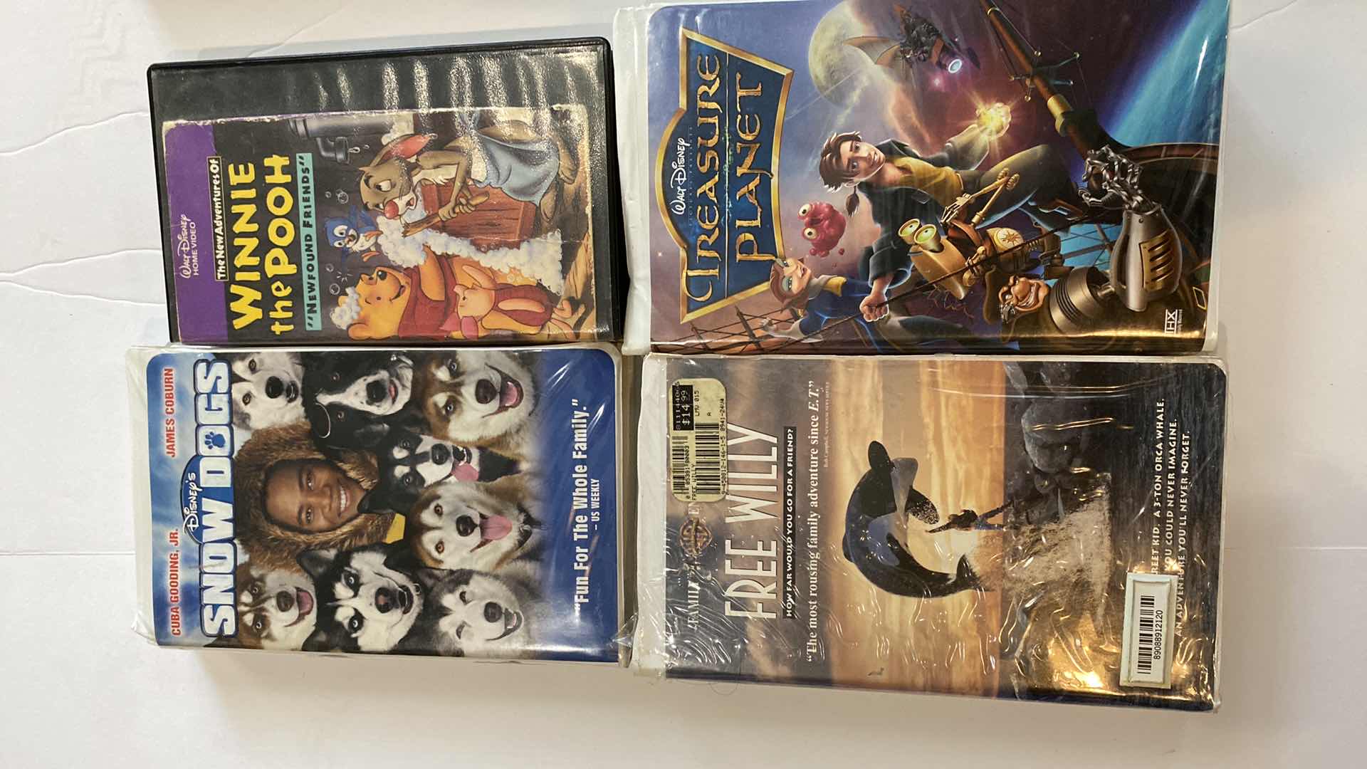 Photo 1 of 8-VHS DISNEY AND MORE MOVIES