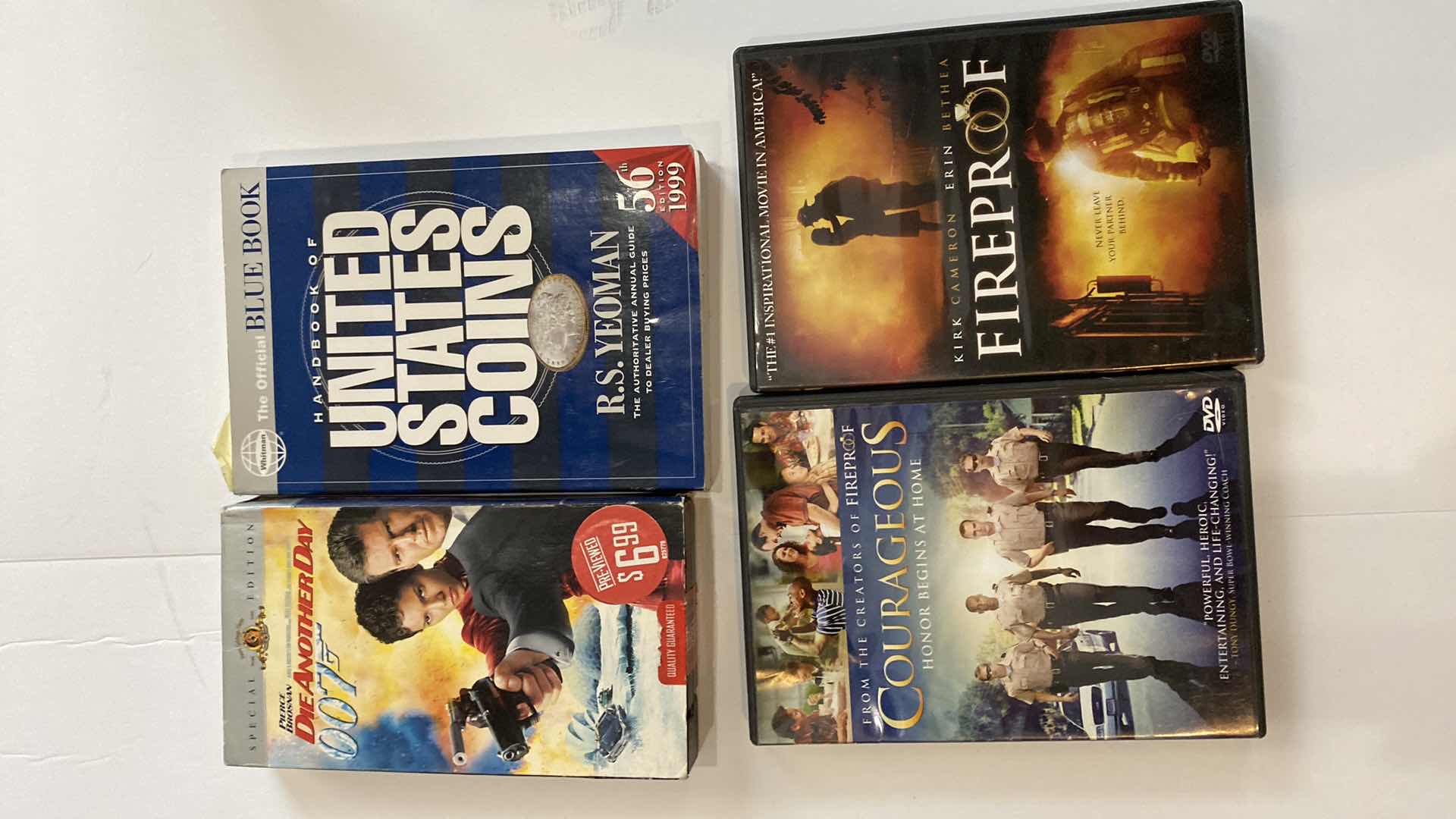 Photo 1 of 5 VHS MOVIES, 6 DVDS INCLUDING SOPRANOS FIRST SEASON AND US COINS BOOK