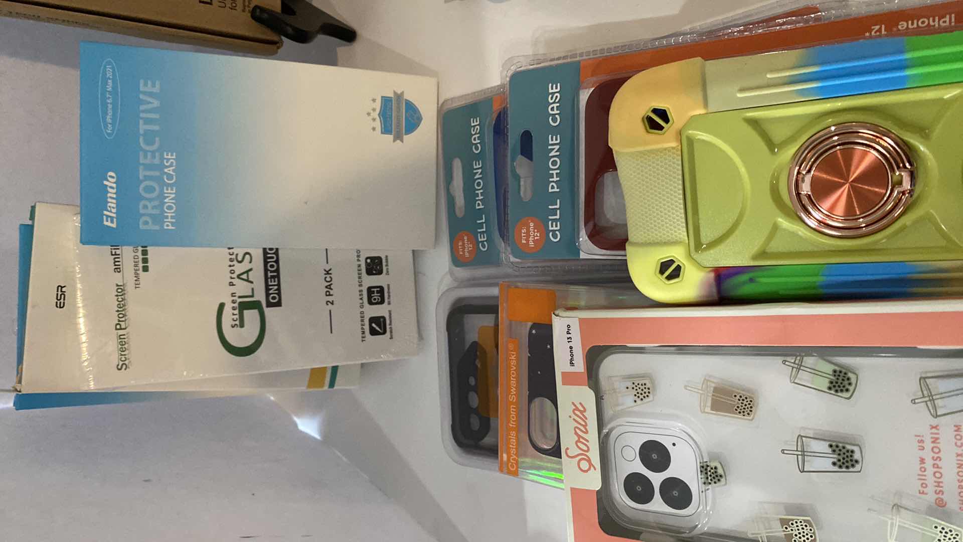 Photo 2 of ASSORTED CELL PHONE CASES GLASS AND MORE