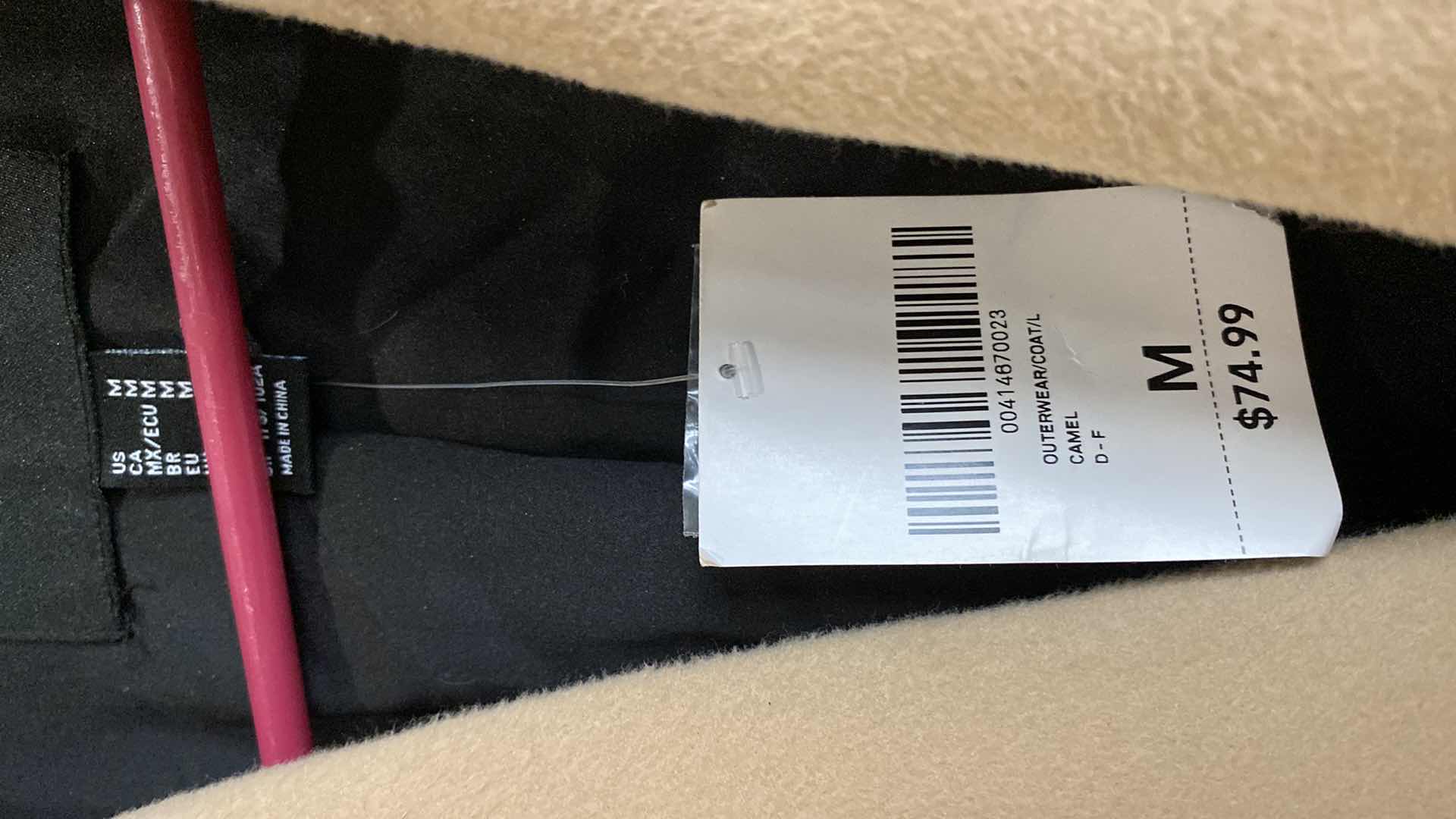 Photo 2 of FOREVER 21 MENS JACKET SIZE M