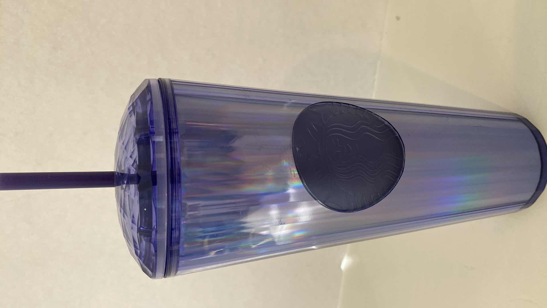 Photo 1 of PAIR OF STARBUCKS CUPS WITH STRAWS