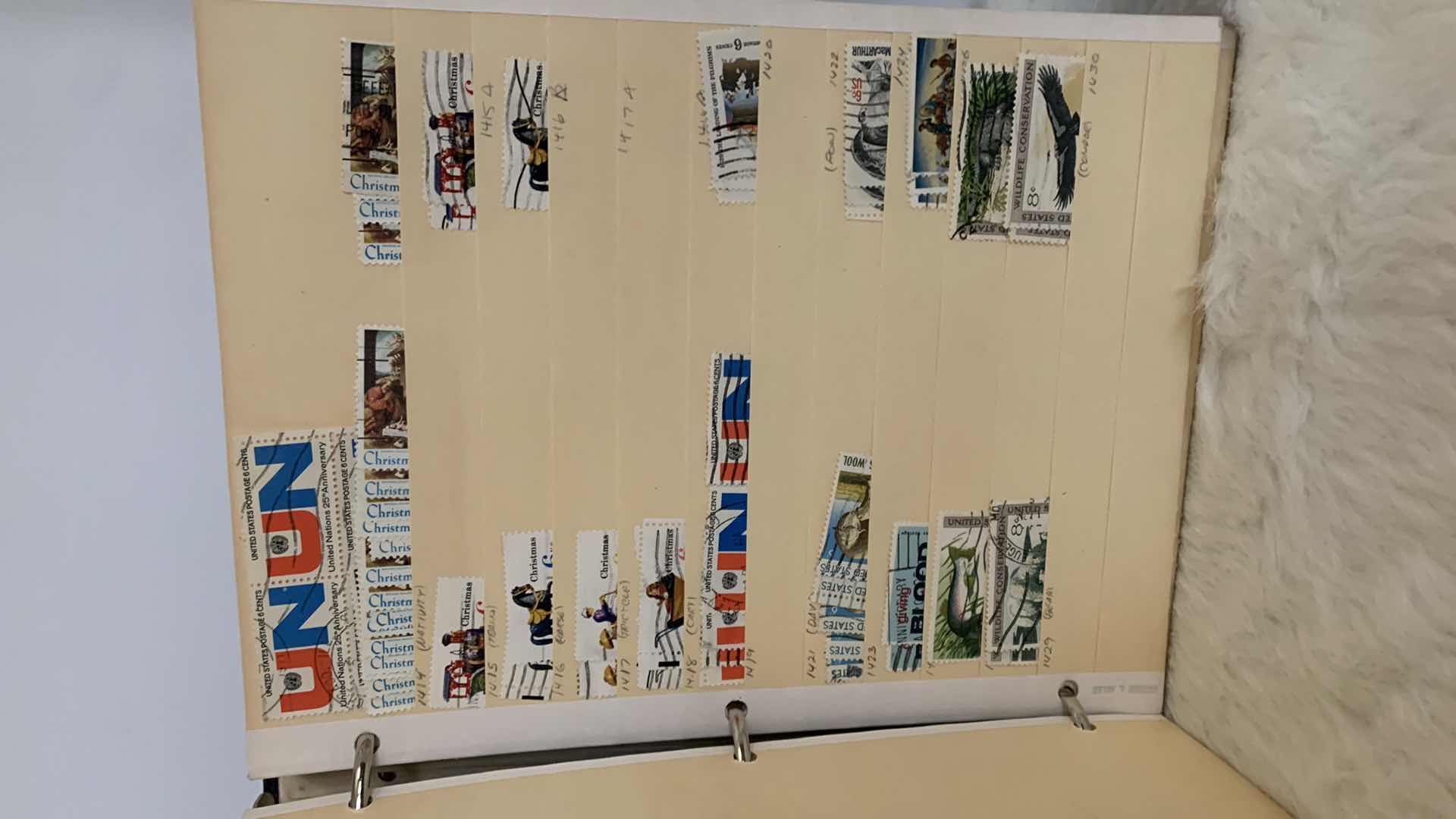 Photo 1 of LARGE STAMP COLLECTION IN BINDER