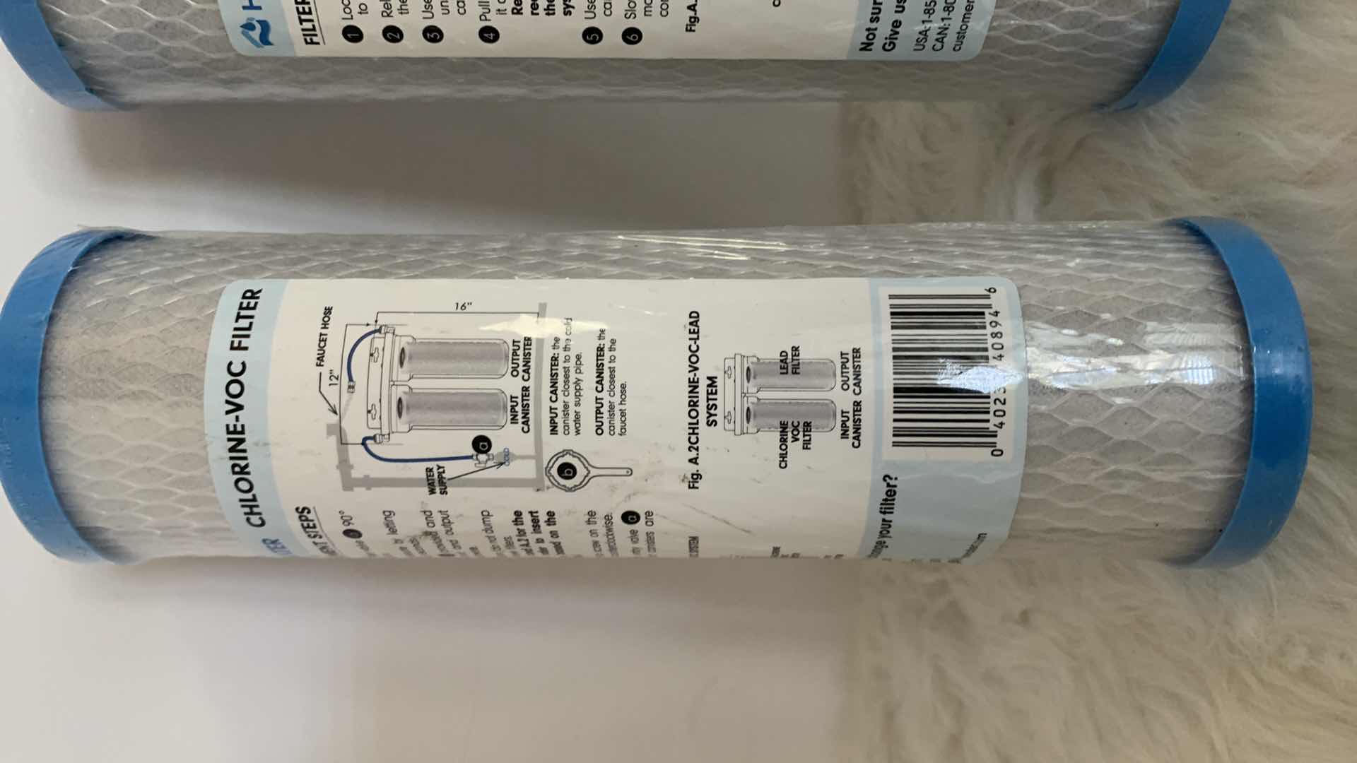 Photo 1 of 3 -  NEW HOME WATER CHLORINE VOC FILTER