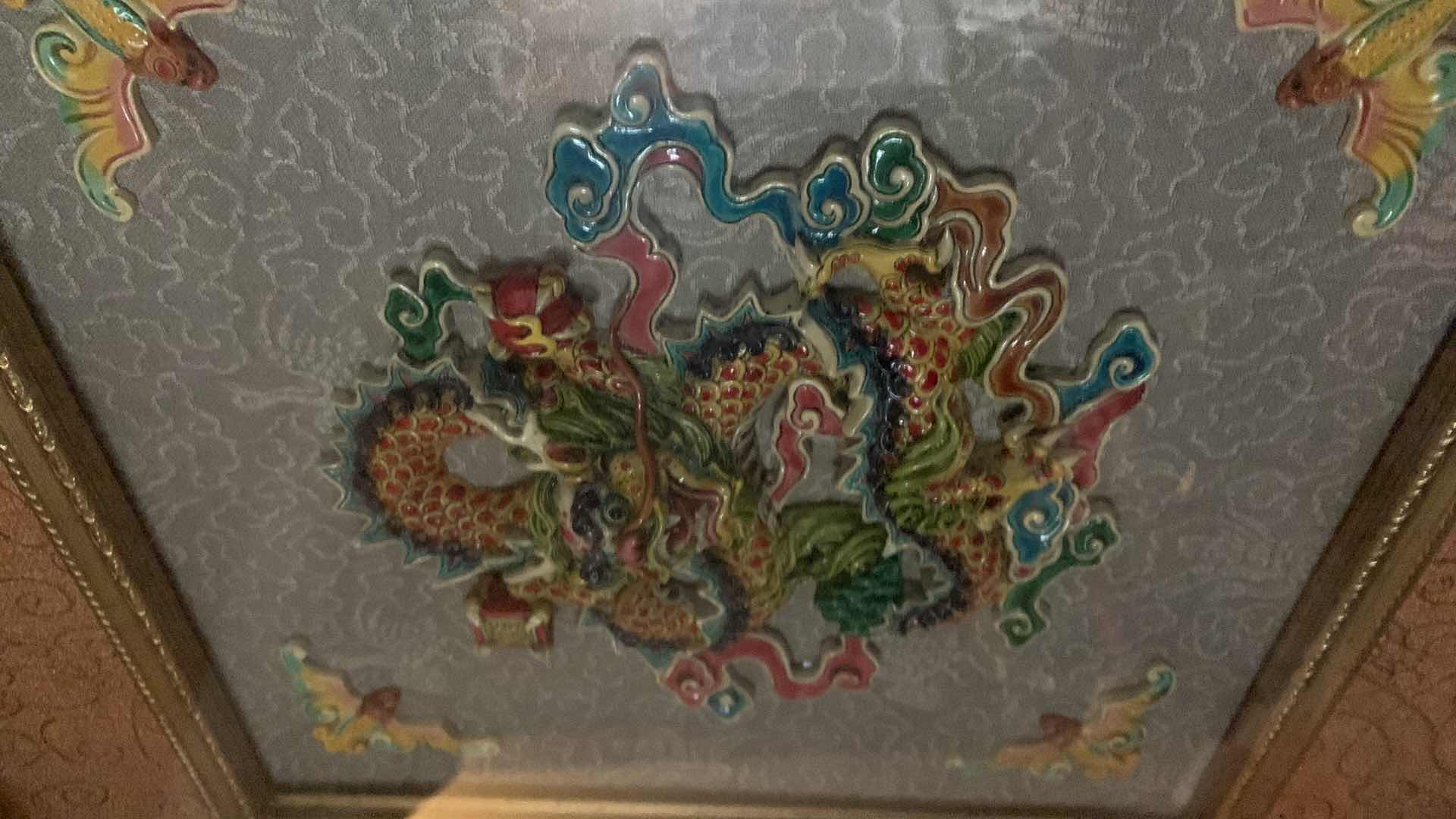 Photo 1 of ARTWORK, FRAMED MOUNTED 3D SHADOW BOX DRAGON 22” x 22”