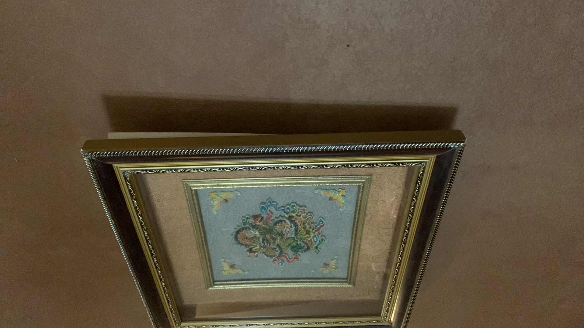 Photo 1 of ARTWORK, FRAMED MOUNTED 3D SHADOW BOX DRAGON 22” x 22”