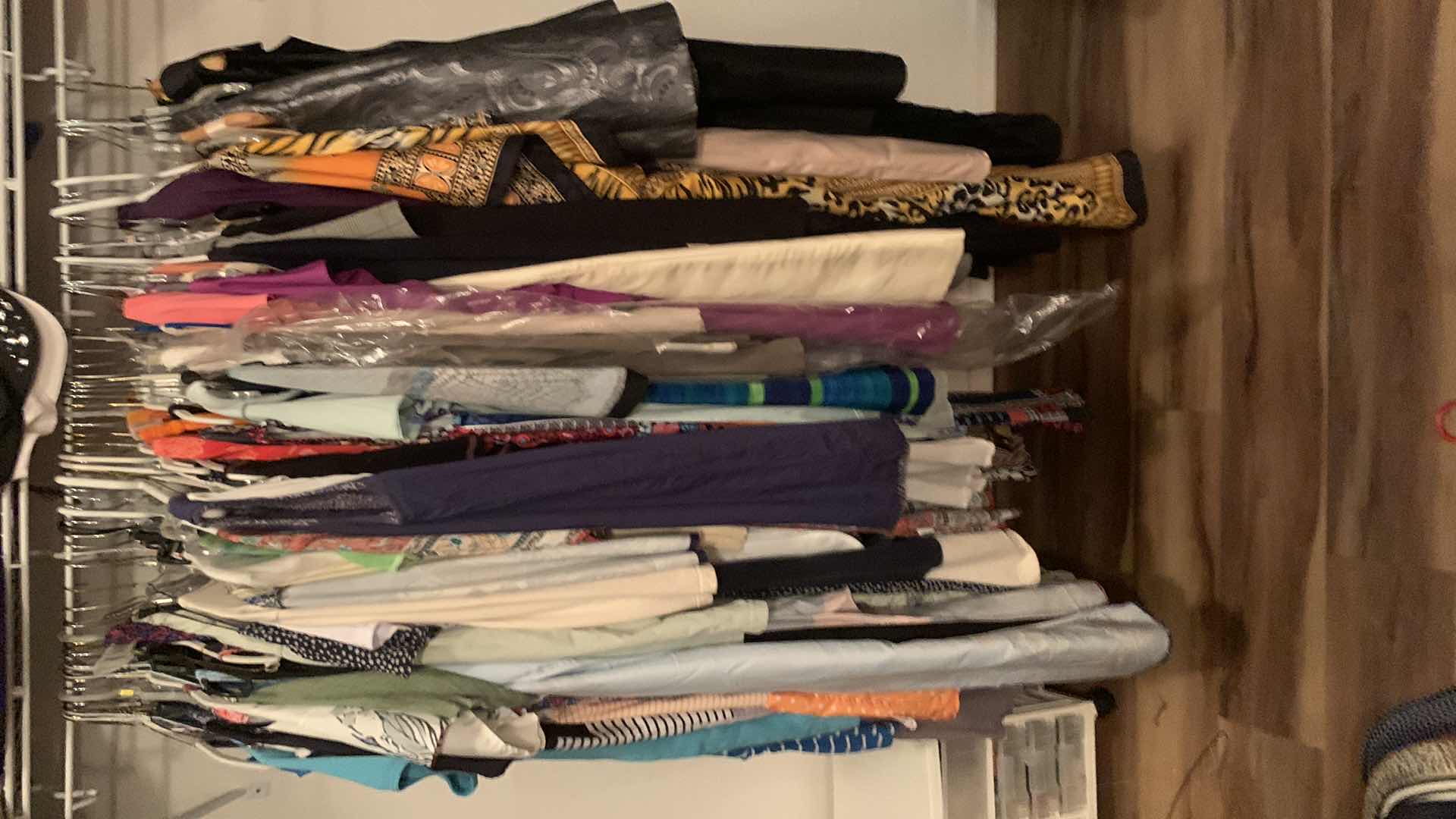 Photo 1 of RACK OF LADIES DRESSES SIZE L XL