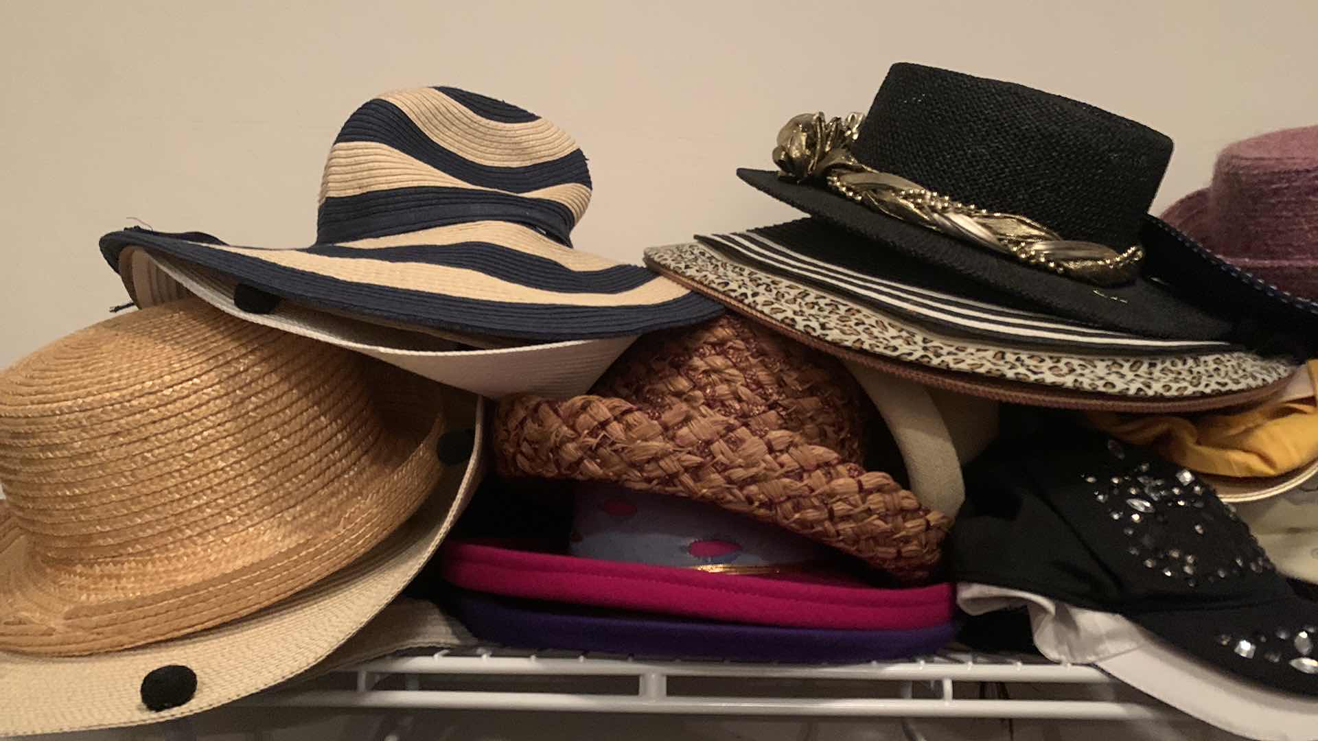 Photo 1 of SHELF FULL OF LADIES HATS