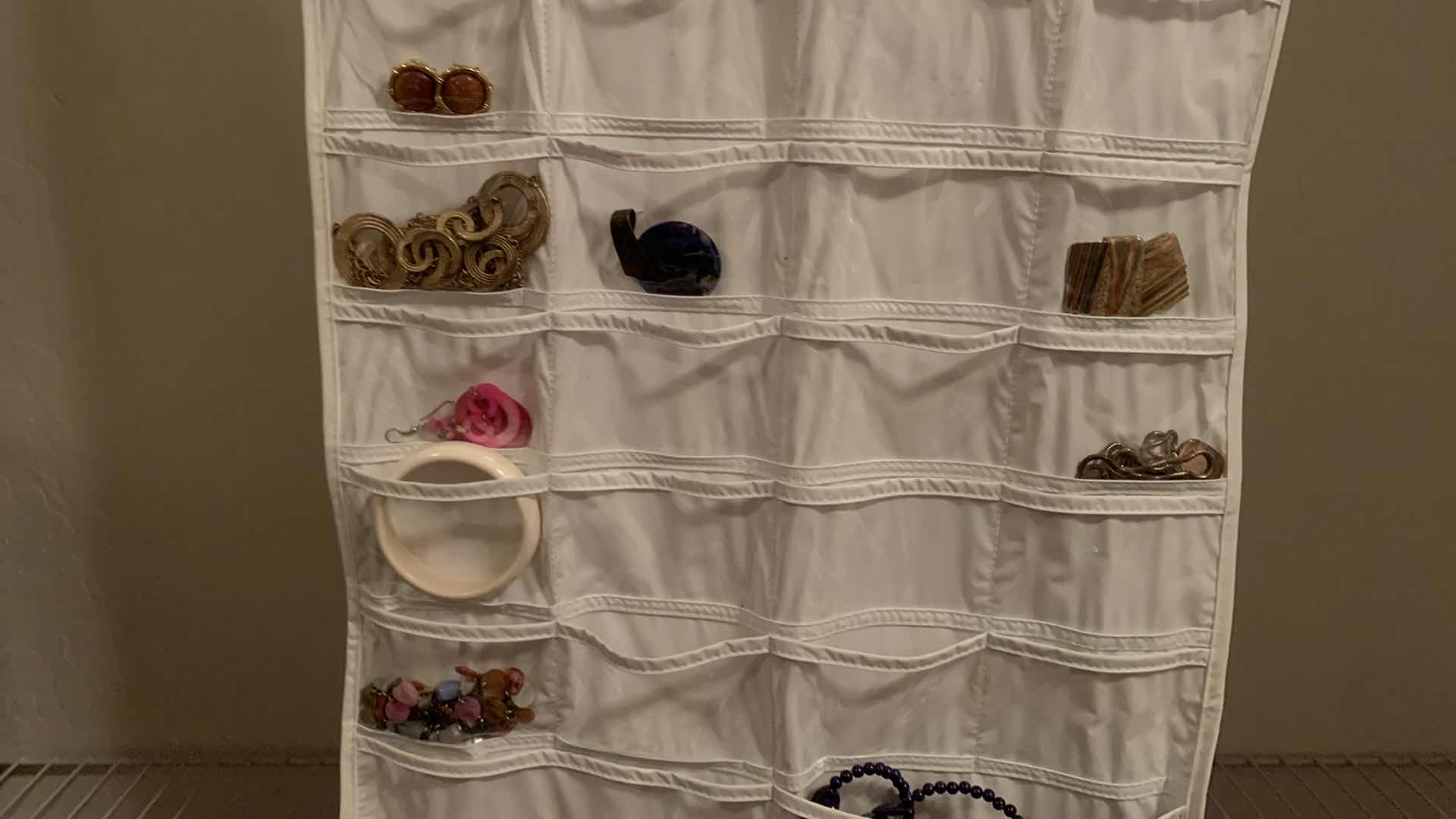 Photo 1 of DOUBLE SIDED JEWELRY HANGER W COSTUME JEWELRY