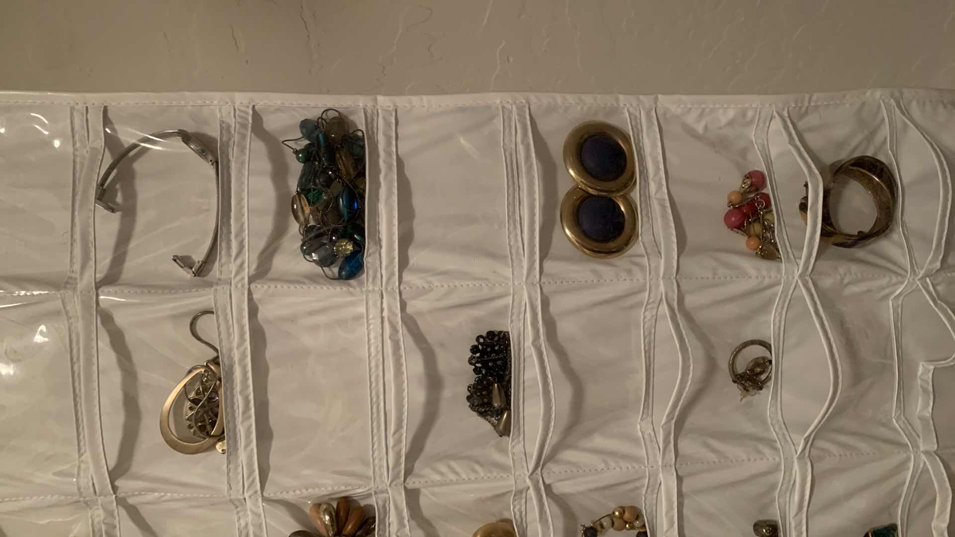 Photo 1 of DOUBLE SIDED JEWELRY HANGER W COSTUME JEWELRY