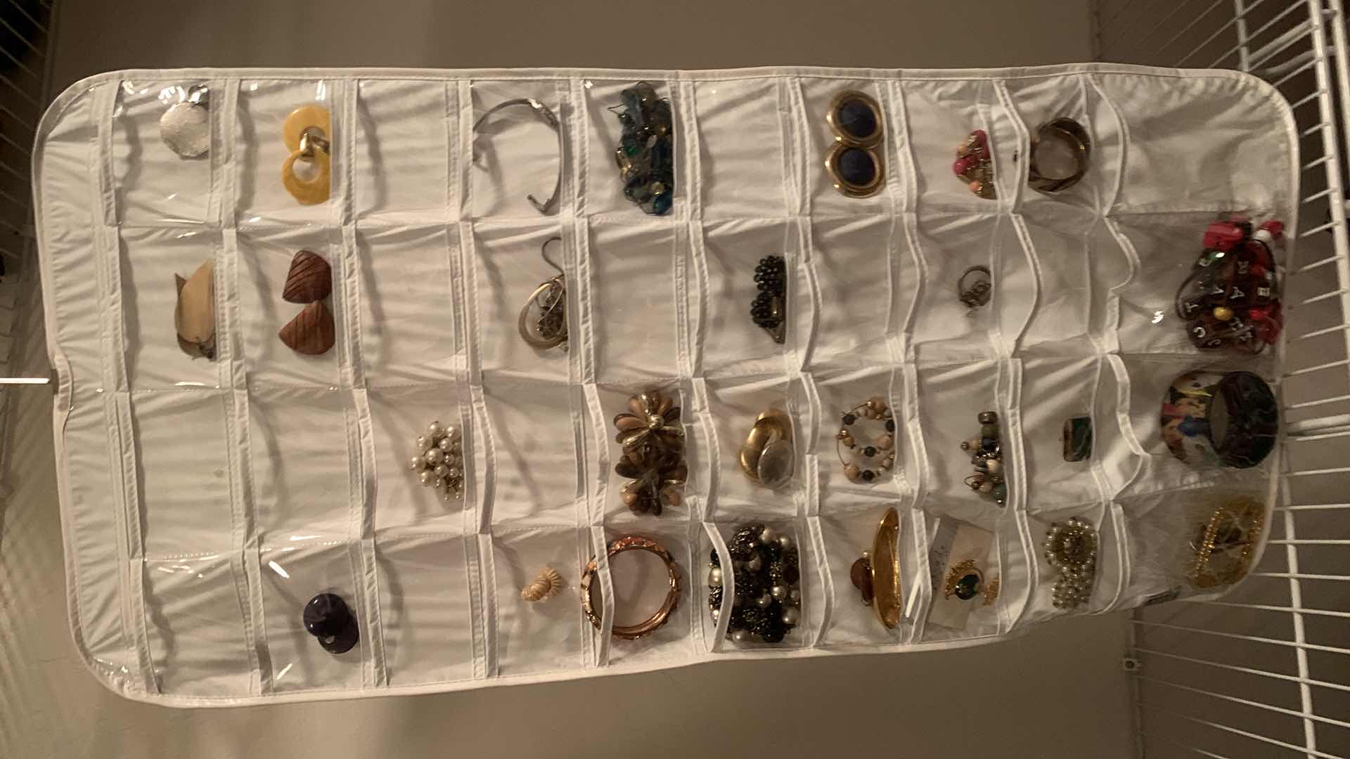 Photo 1 of DOUBLE SIDED JEWELRY HANGER W COSTUME JEWELRY