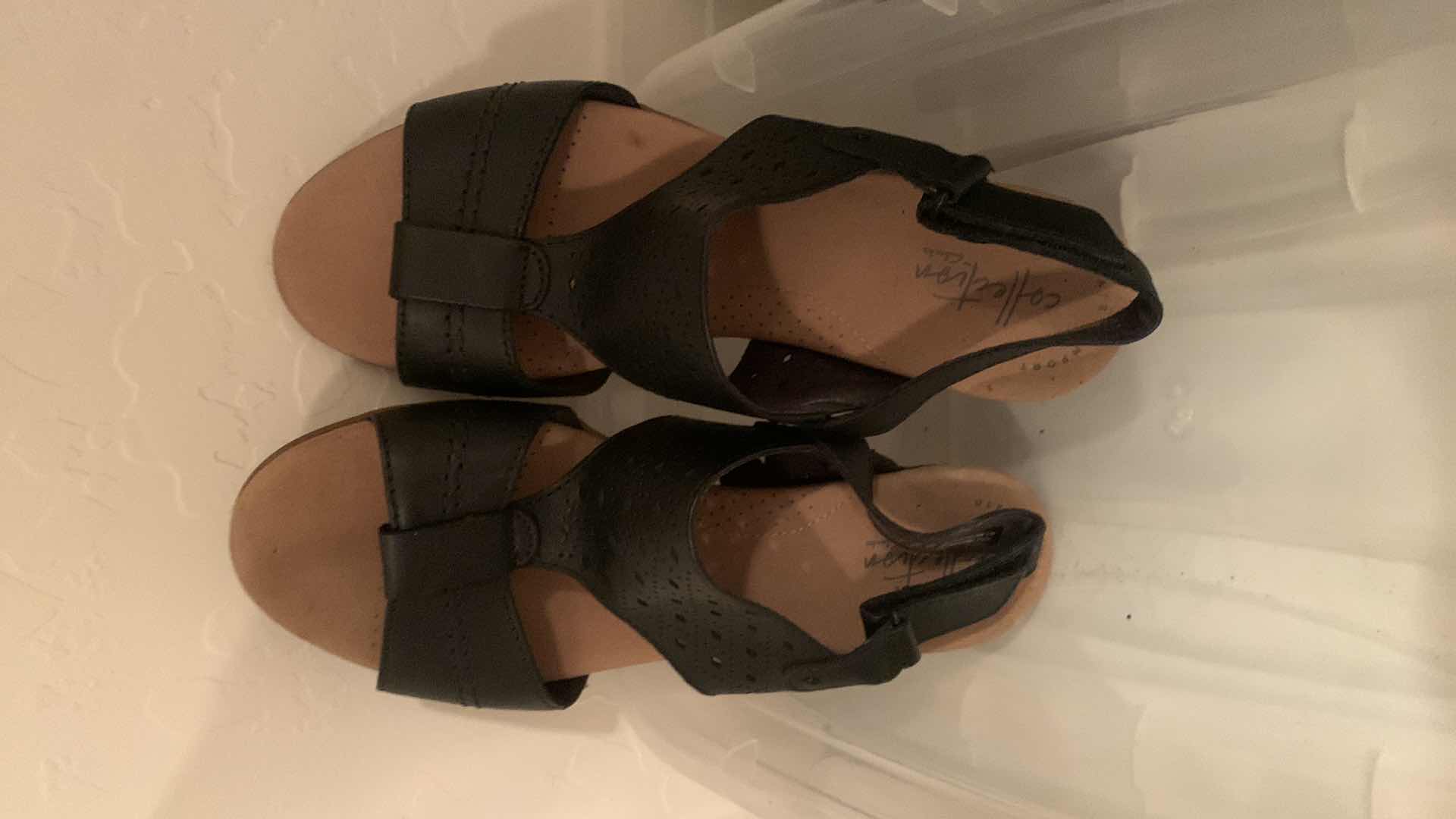 Photo 1 of 5 PAIRS WOMENS SHOES IN TOTES SIZE 8.5