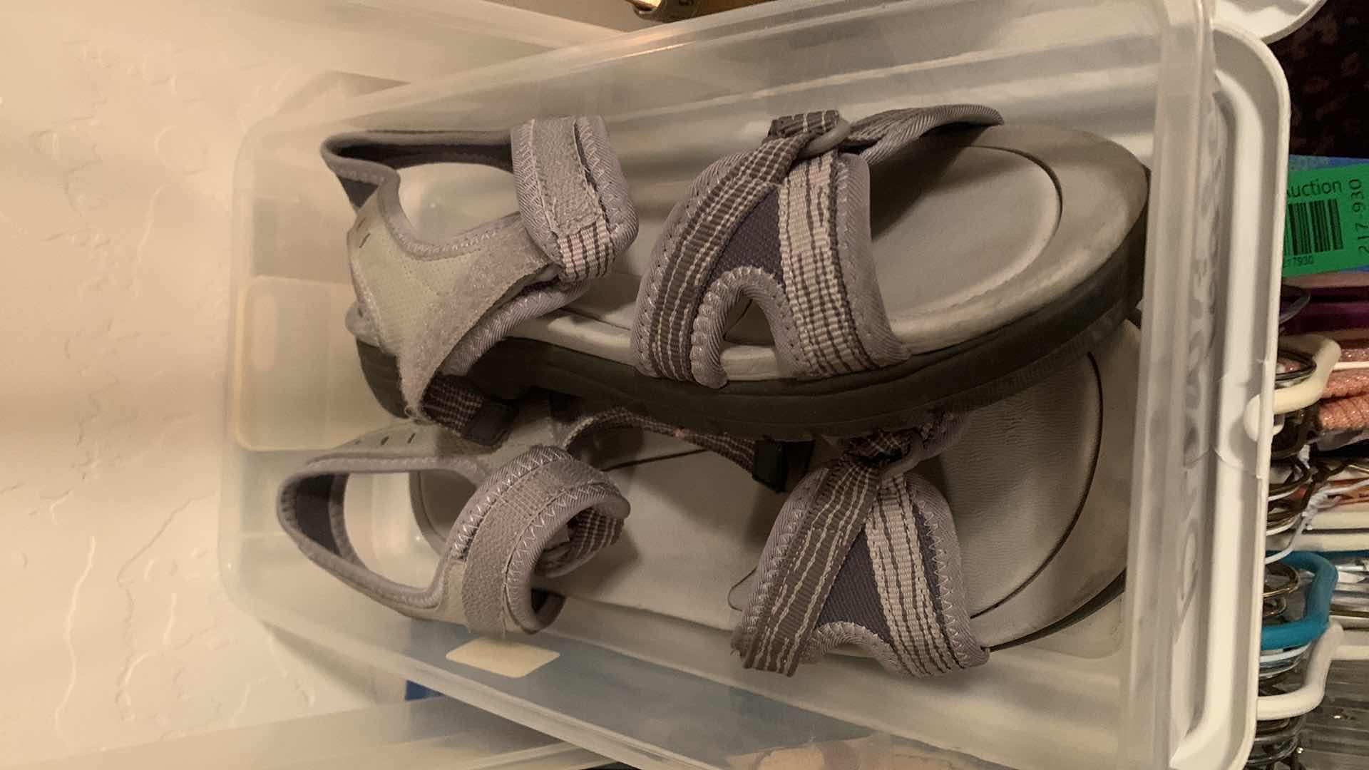 Photo 1 of 5 PAIRS WOMENS SHOES IN TOTES SIZE 8.5