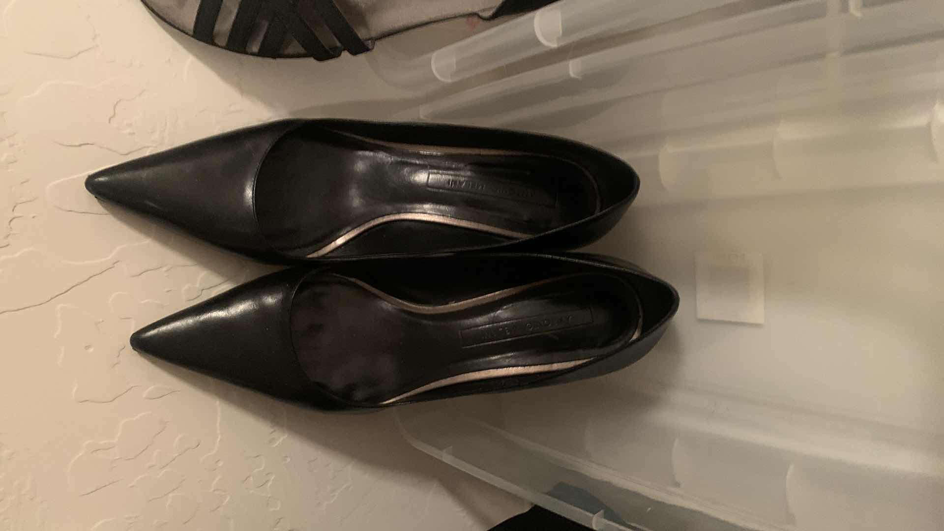 Photo 1 of 5 PAIRS WOMENS SHOES IN TOTES SIZE 8.5