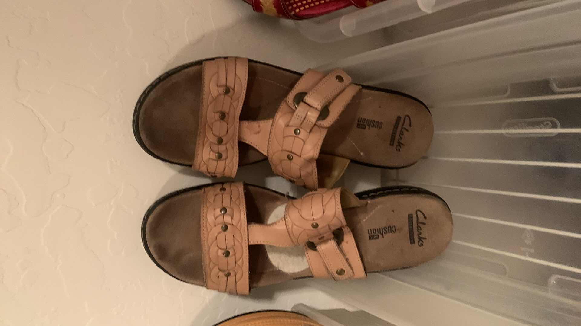 Photo 1 of 5 PAIRS WOMENS SHOES IN TOTES SIZE 8.5