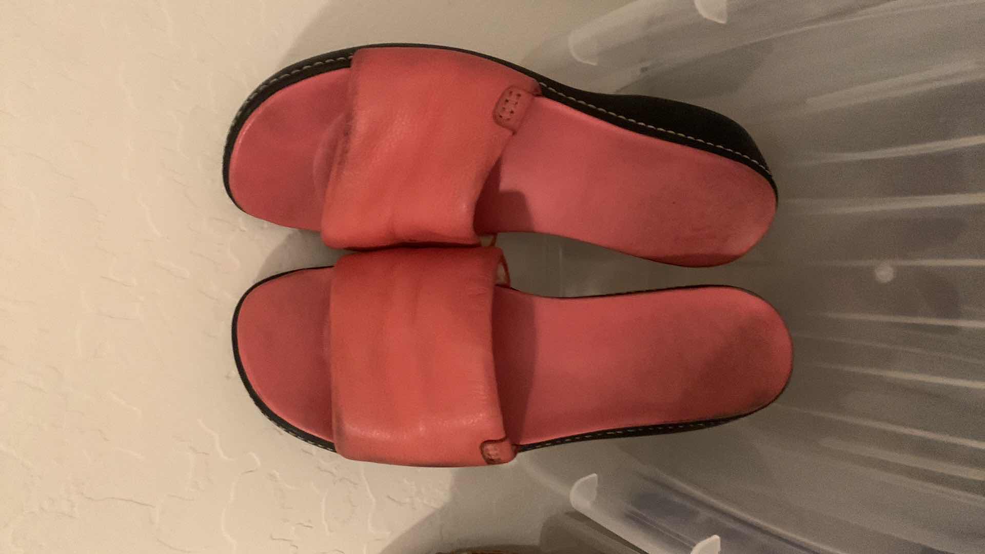 Photo 1 of 5 PAIRS WOMENS SHOES IN TOTES SIZE 8.5