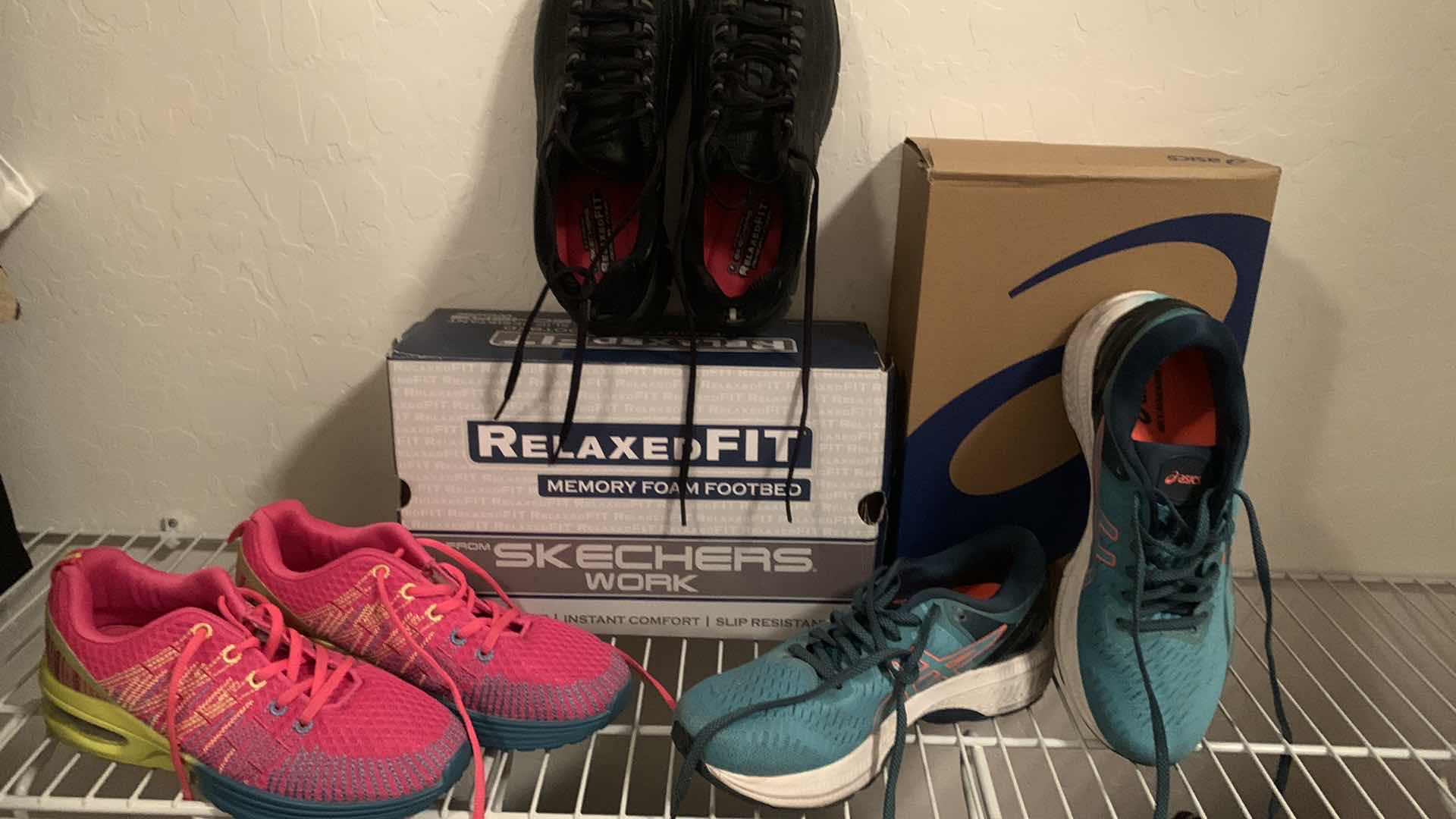 Photo 1 of 3 PAIRS WOMENS ATHLETIC SHOES 8.5