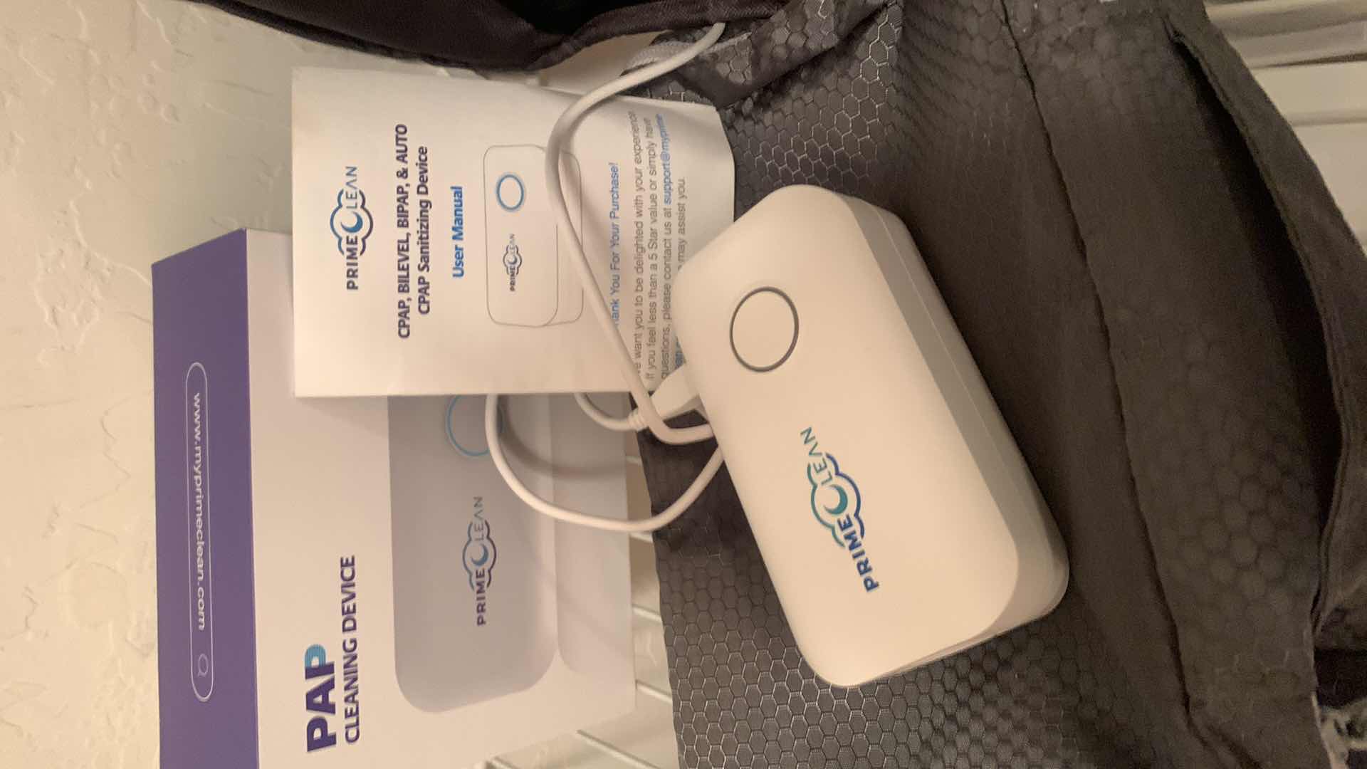 Photo 1 of C PAP MACHINE, CLEANING DEVICE, CARRYING CASE AND ACCESSORIES