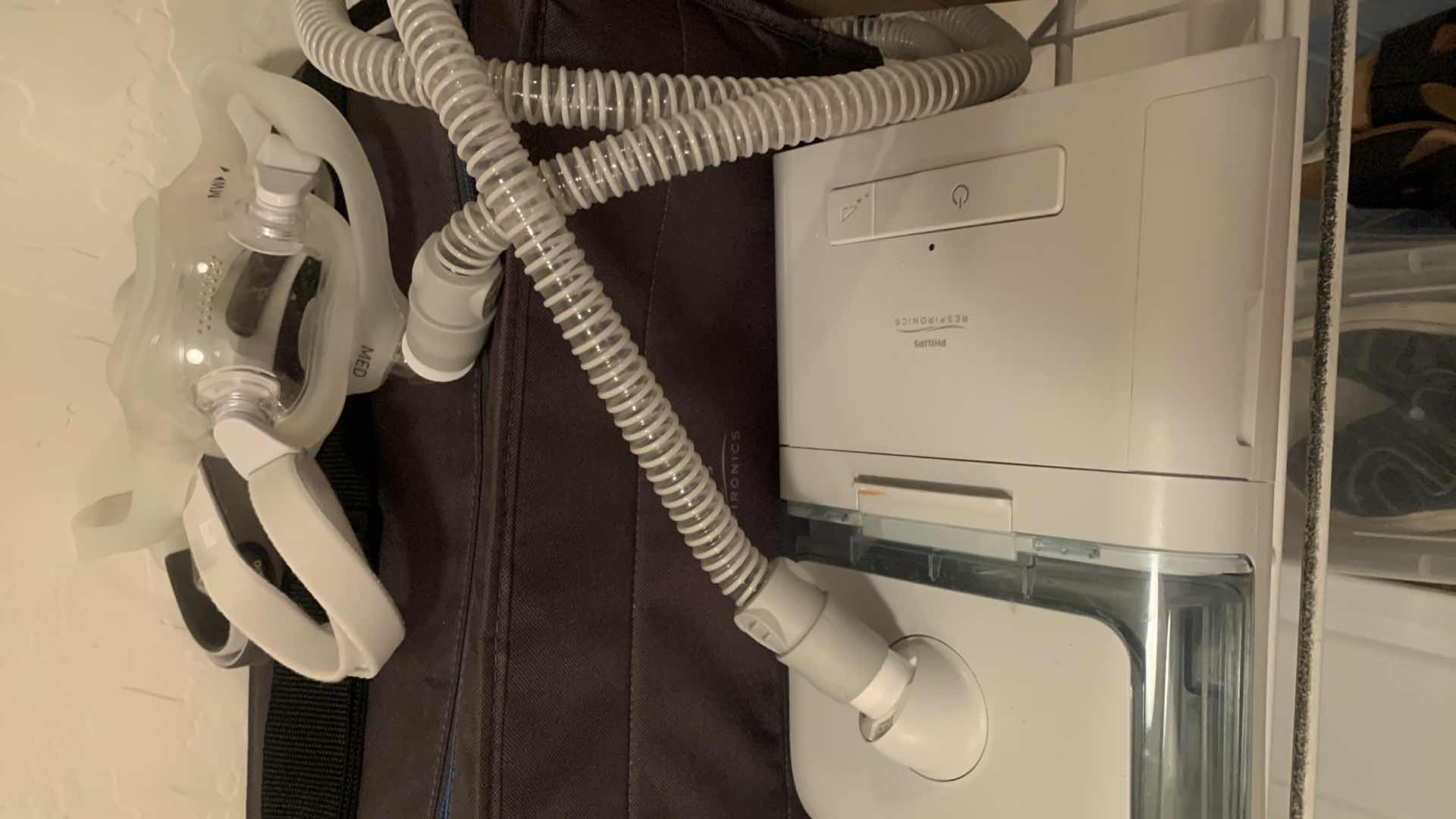 Photo 1 of C PAP MACHINE, CLEANING DEVICE, CARRYING CASE AND ACCESSORIES