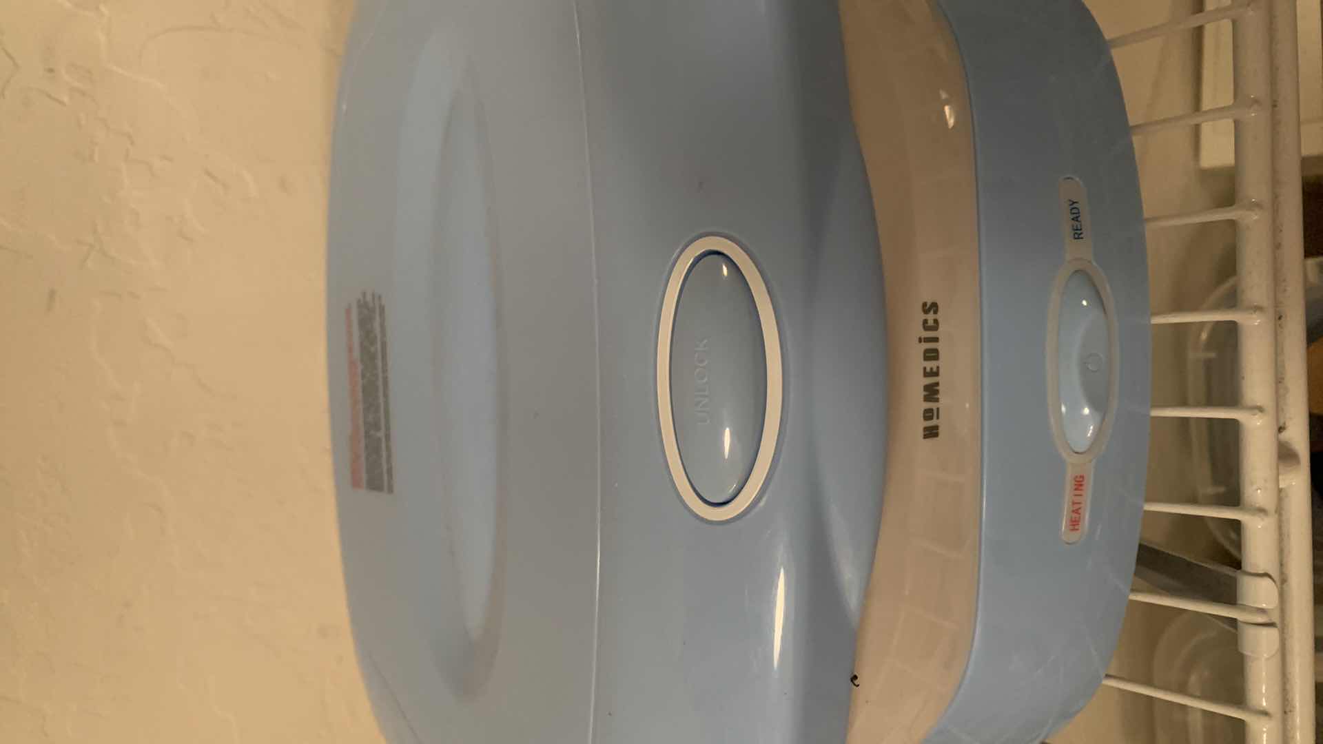 Photo 1 of HOMEDICS HOT WAX MACHINE WITH LARGE BLOCK OF WAX