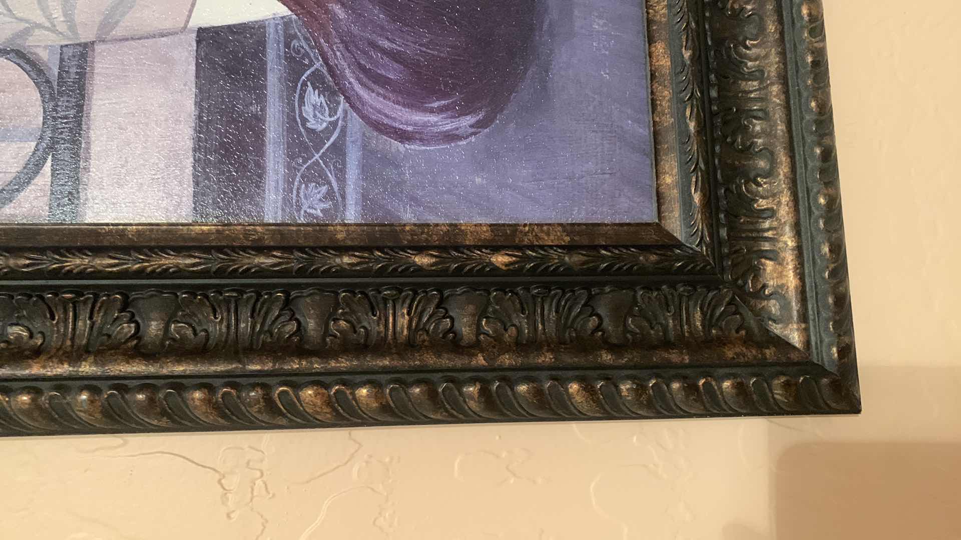 Photo 1 of ARTWORK  FRAMEFD EARTH TONE POTTERY  SIGNED 28” x 34”