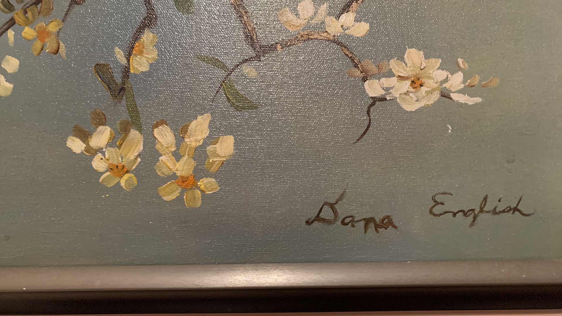 Photo 1 of ORIGINAL FRAMED SIGNED ARTWORK HUMMINGBIRD 17” x 31”