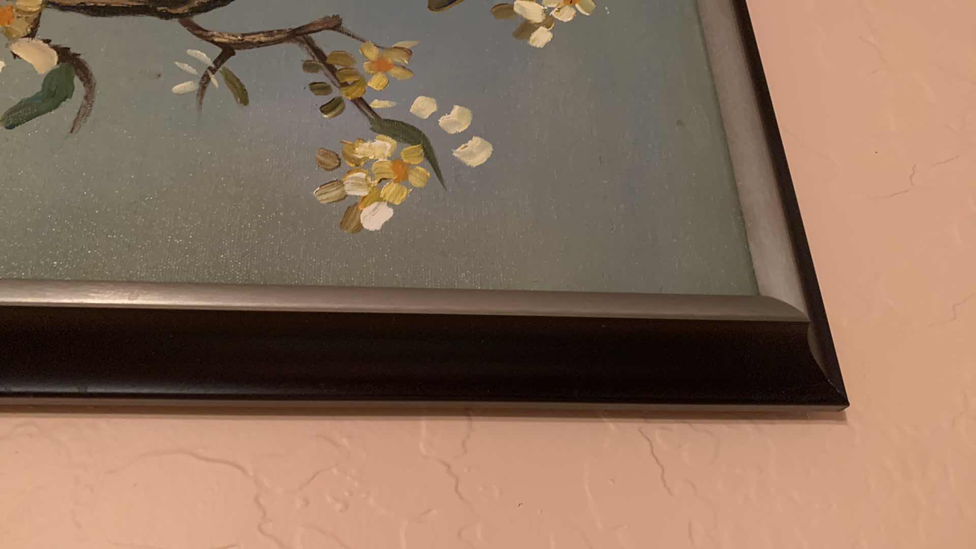 Photo 1 of ORIGINAL FRAMED SIGNED ARTWORK HUMMINGBIRD 17” x 31”