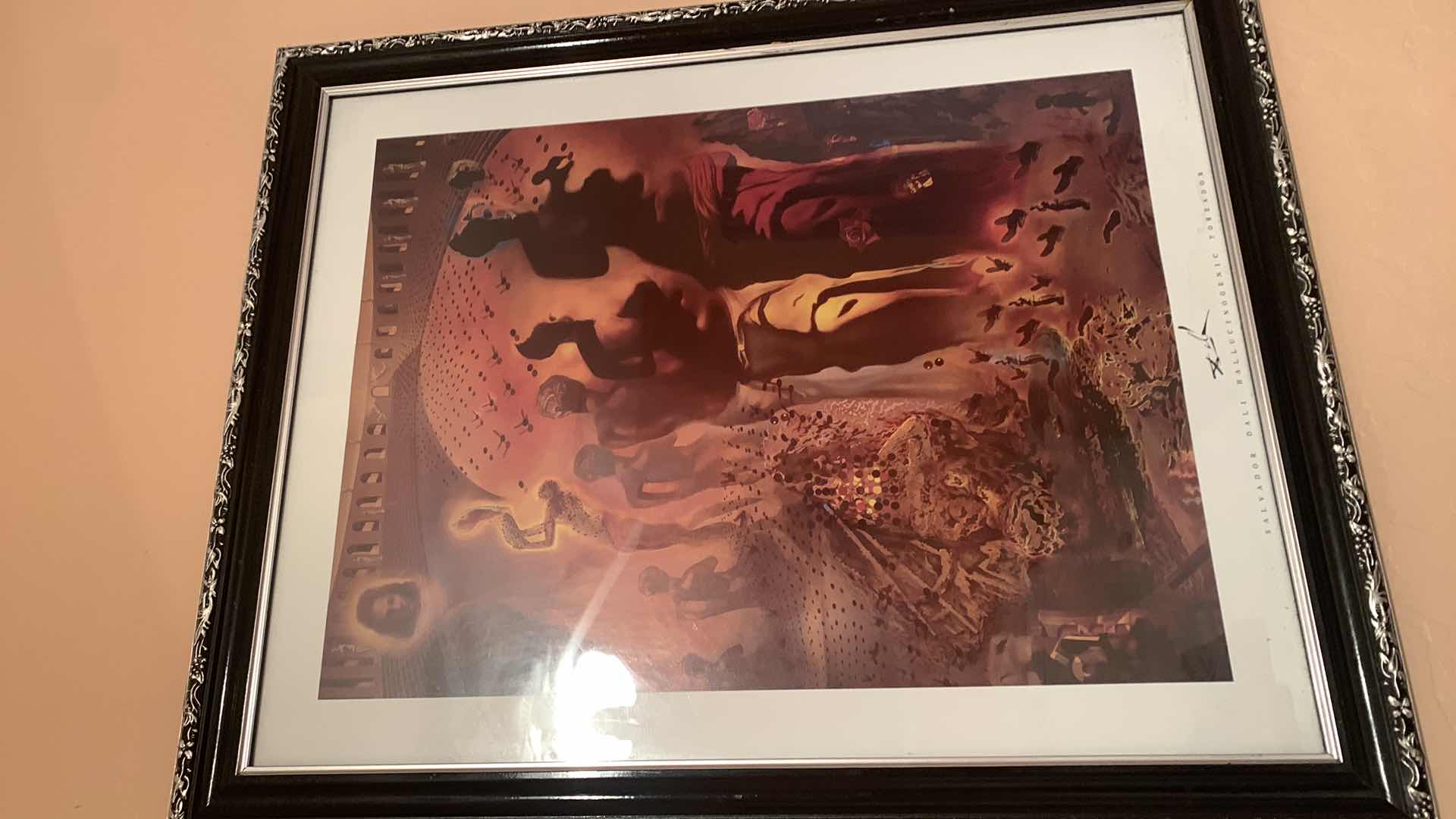Photo 1 of ARTWORK FRAMED SALVADOR DALI HALLUCINOGENIC TOREADOR 25” x 31”