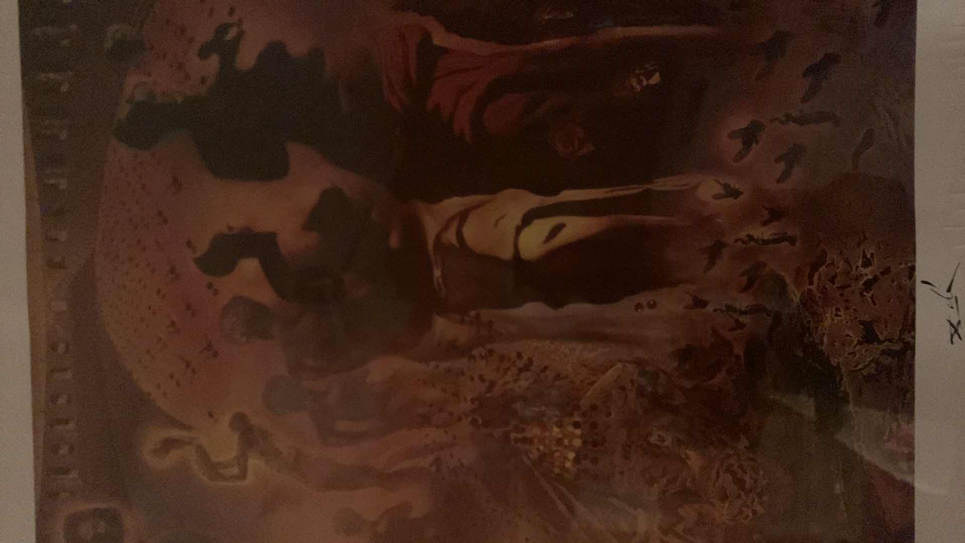 Photo 1 of ARTWORK FRAMED SALVADOR DALI HALLUCINOGENIC TOREADOR 25” x 31”