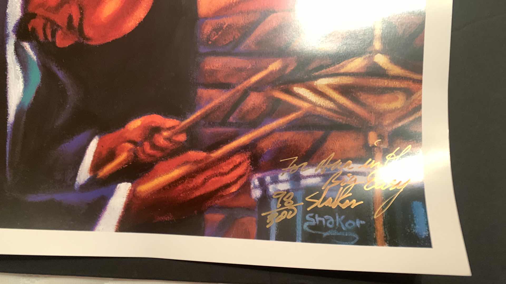 Photo 1 of ARTWORK BLACK STAR PRODUCTIONS JAZZ LINE  I and II SIGNED AND NUMBERED 12” x 18”