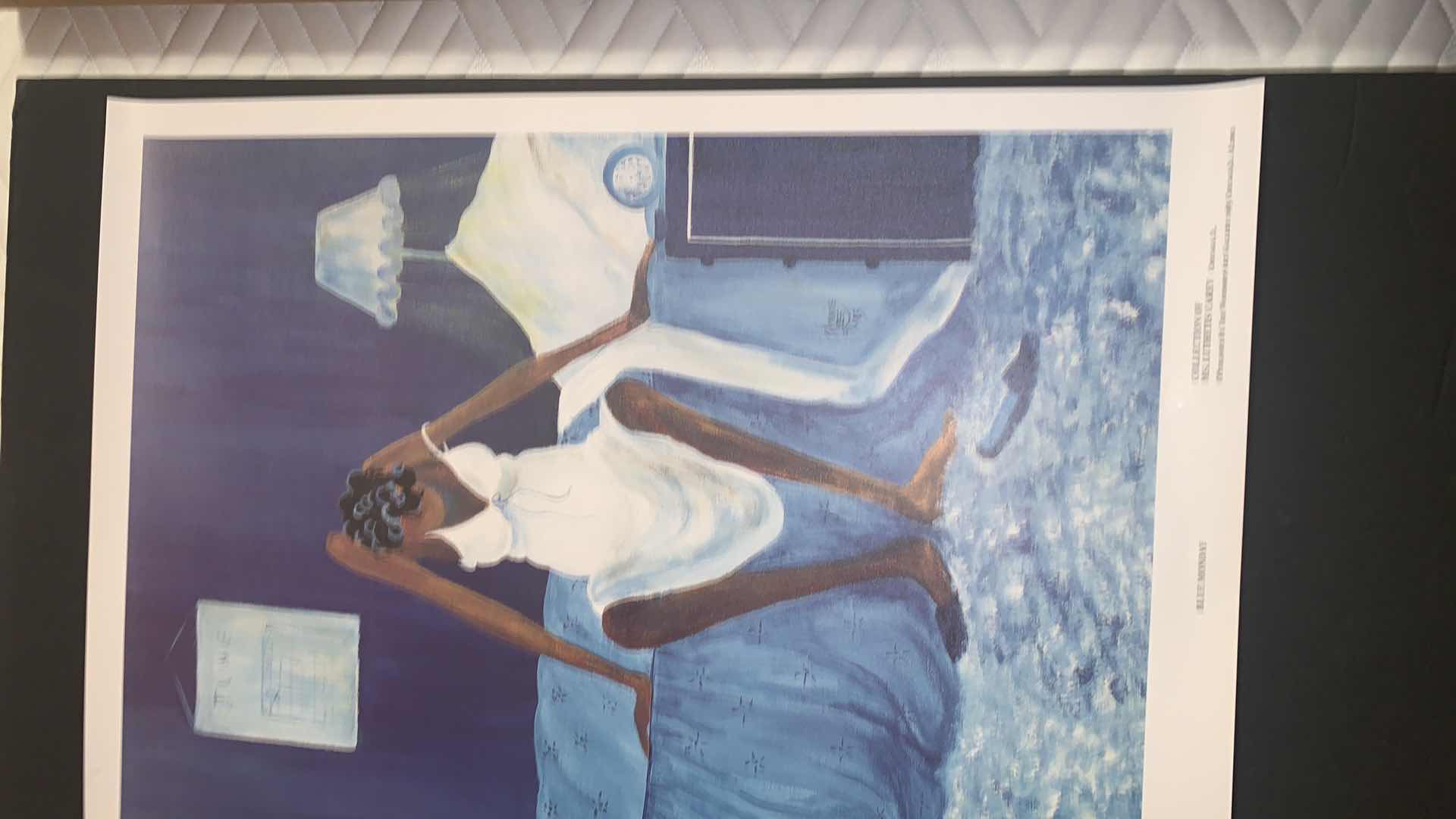 Photo 1 of ARTWORK, VINYL POSTER ANNIE LEE BLUE MONDAY 18” x 24”